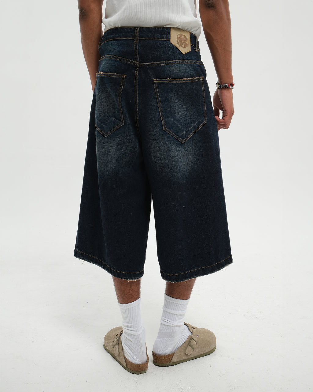 NIGHT STORM WASH JORTS