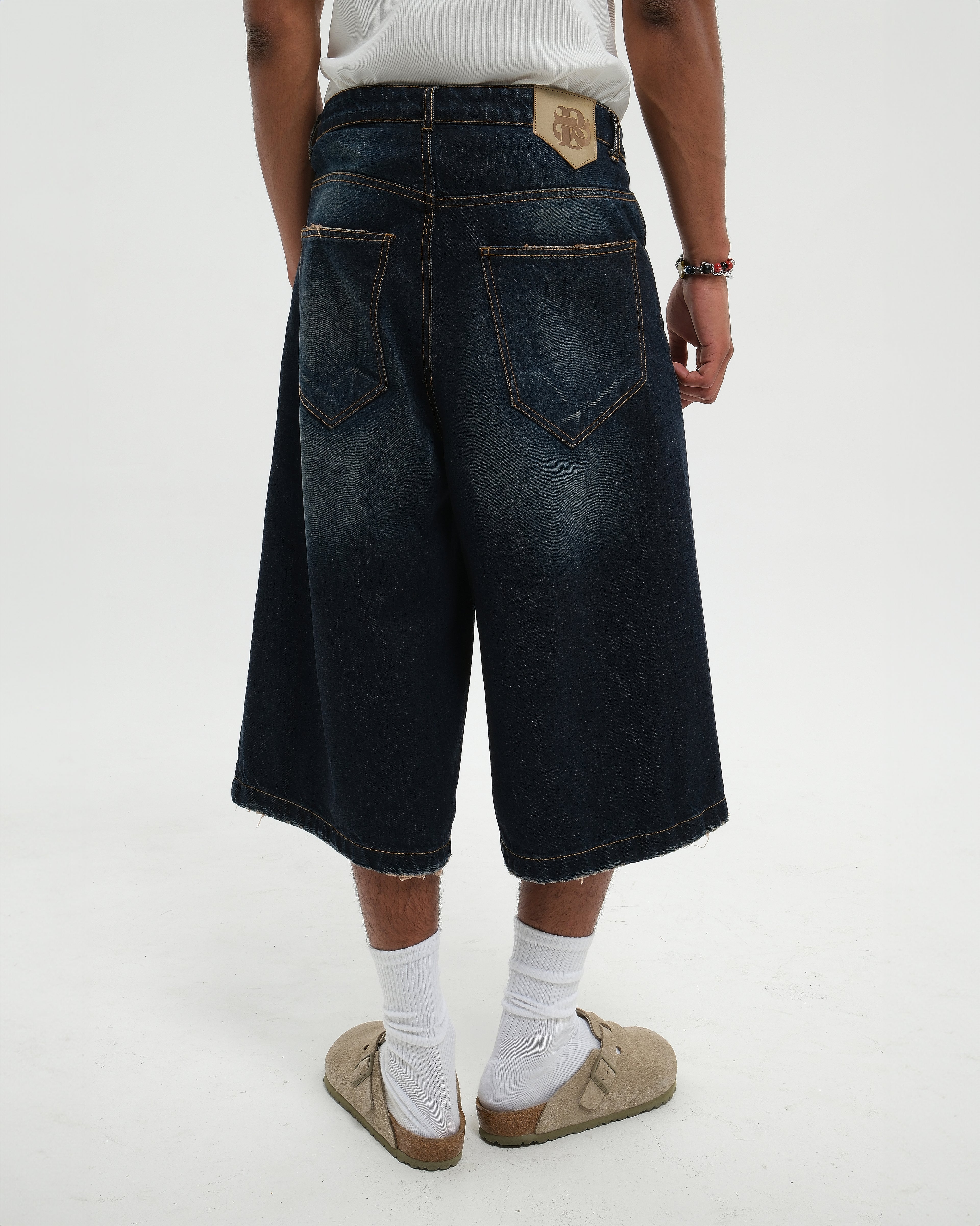 NIGHT STORM WASH JORTS