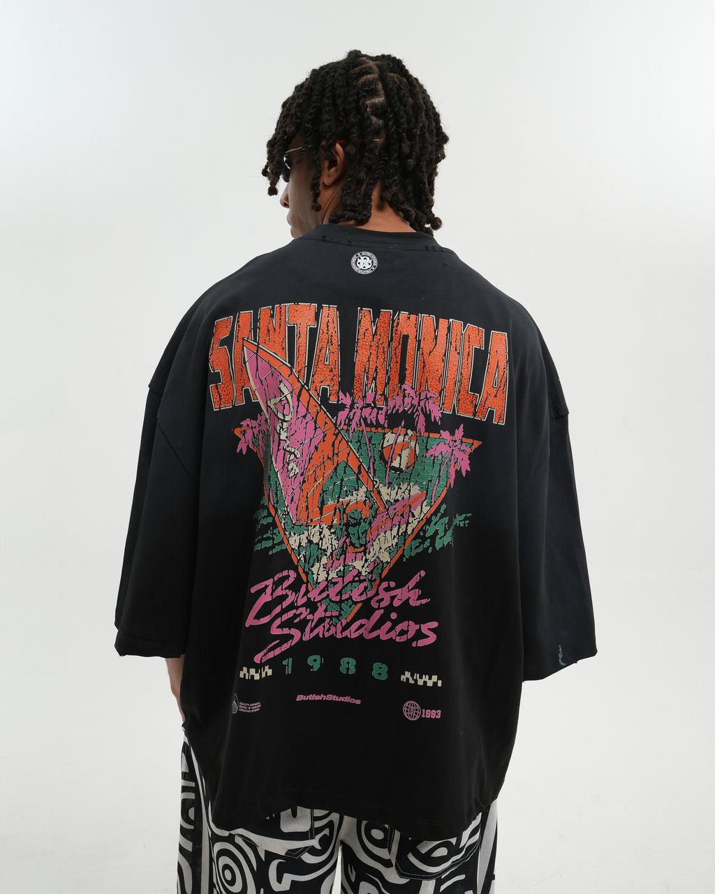 SANTA MONICA TEE BLACK
