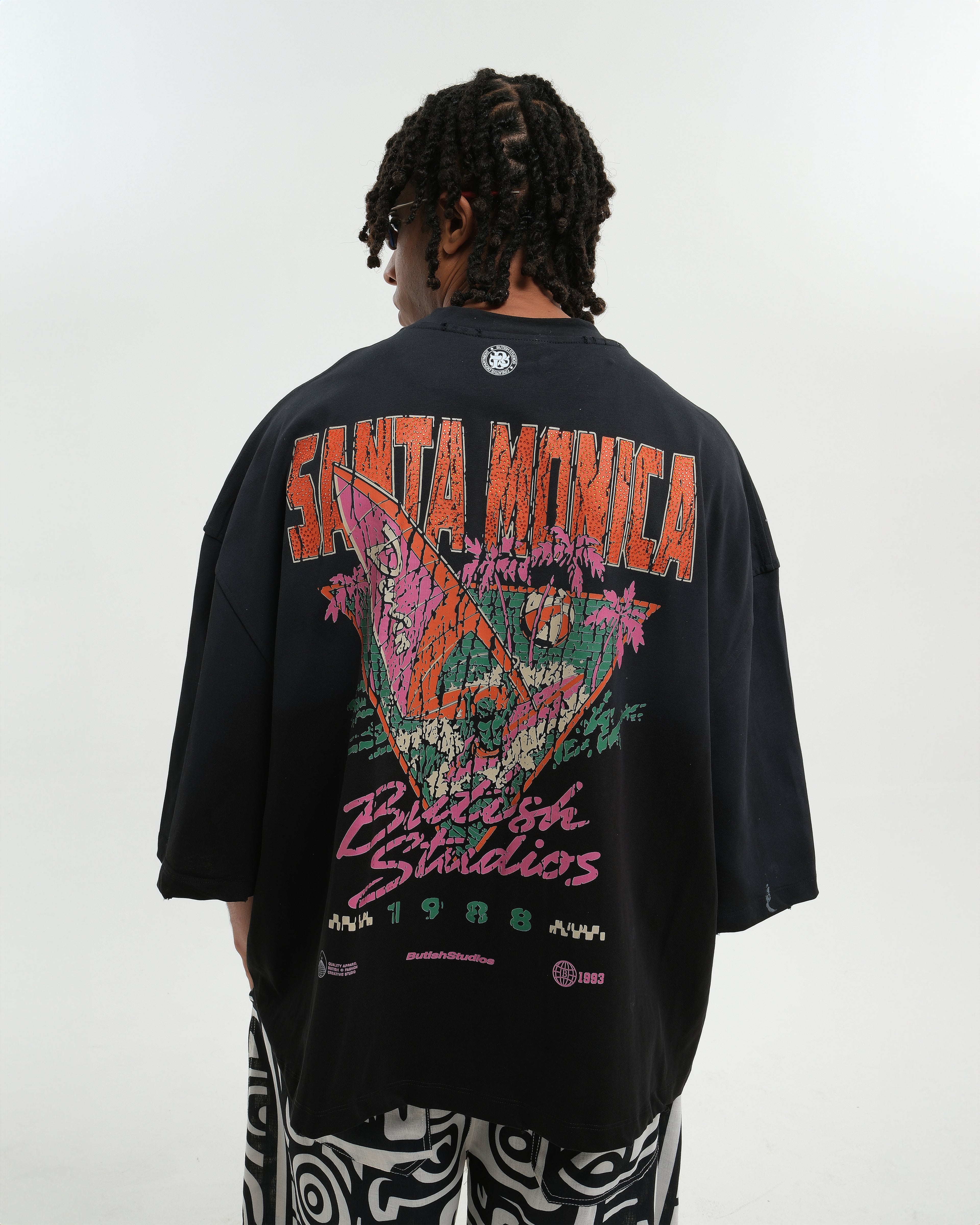 SANTA MONICA TEE BLACK