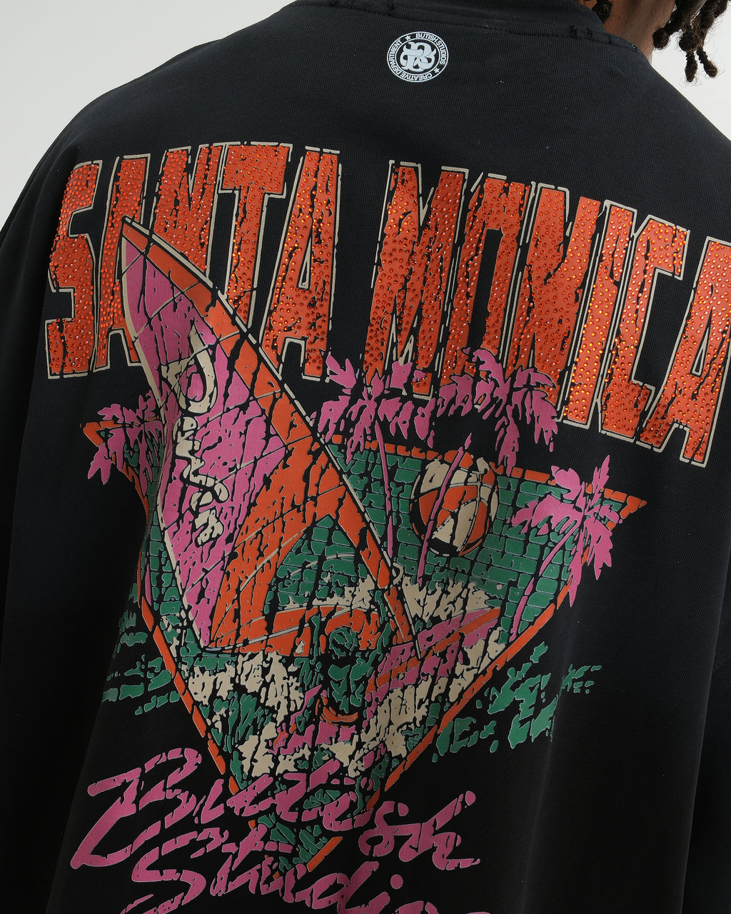 SANTA MONICA TEE BLACK