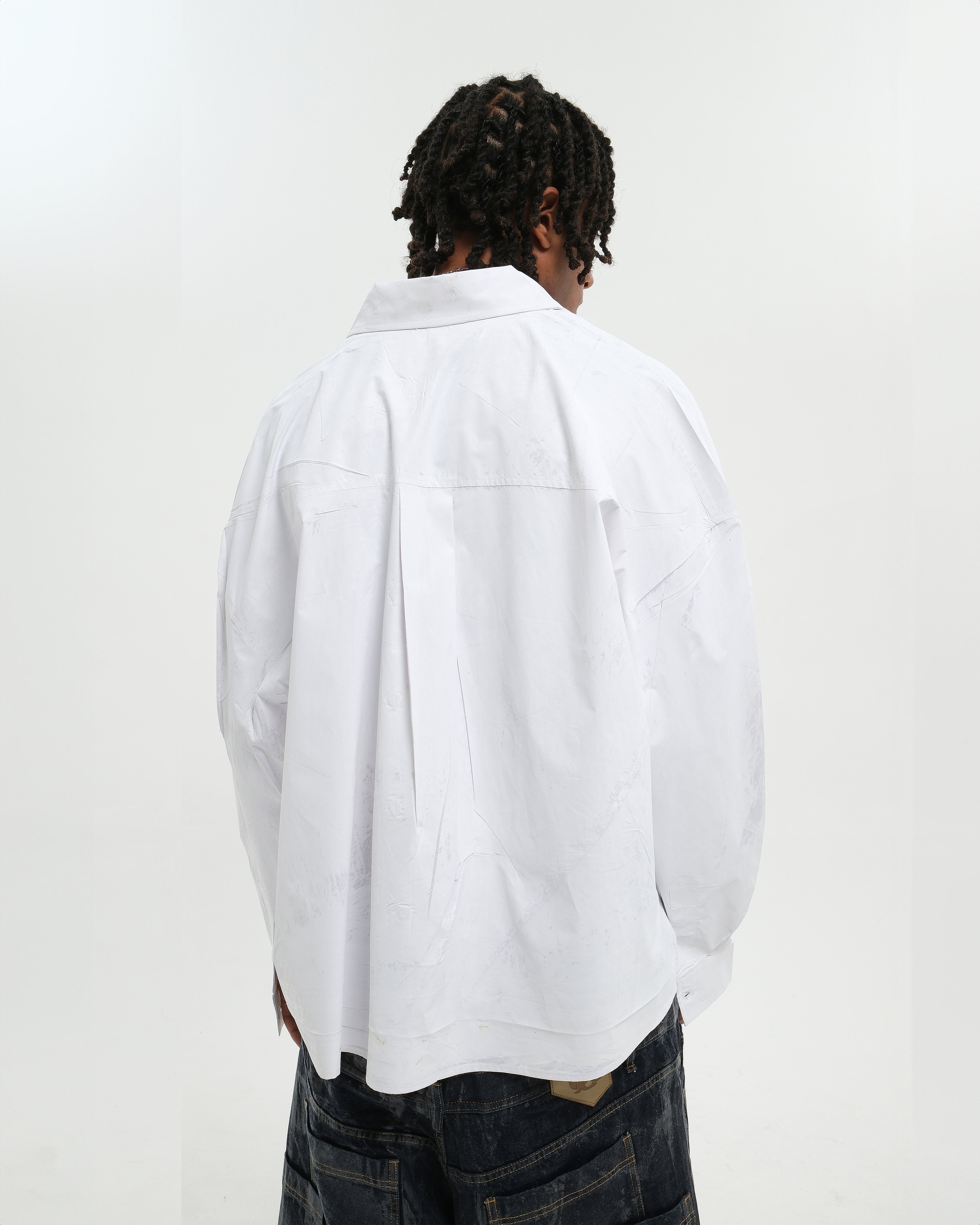 VARNISH WASH SHIRT WHITE