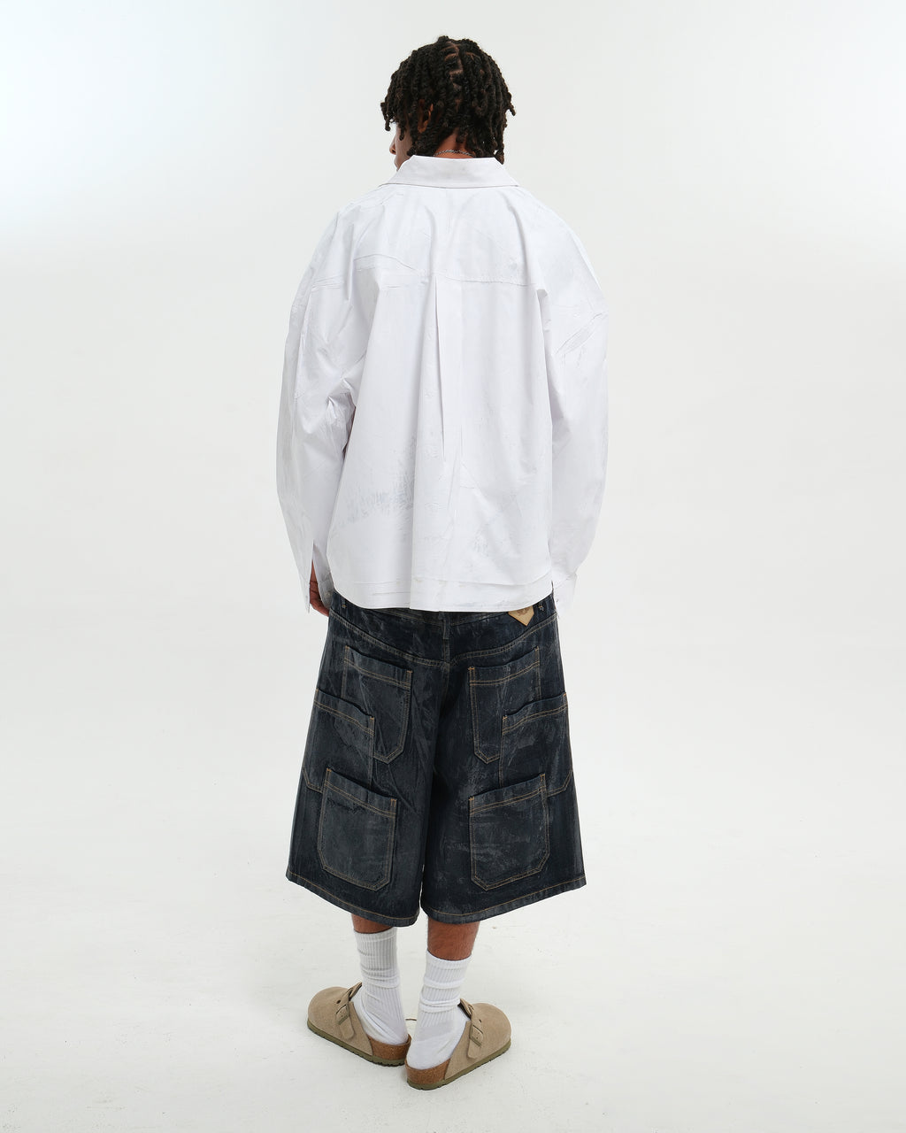 VARNISH WASH SHIRT WHITE