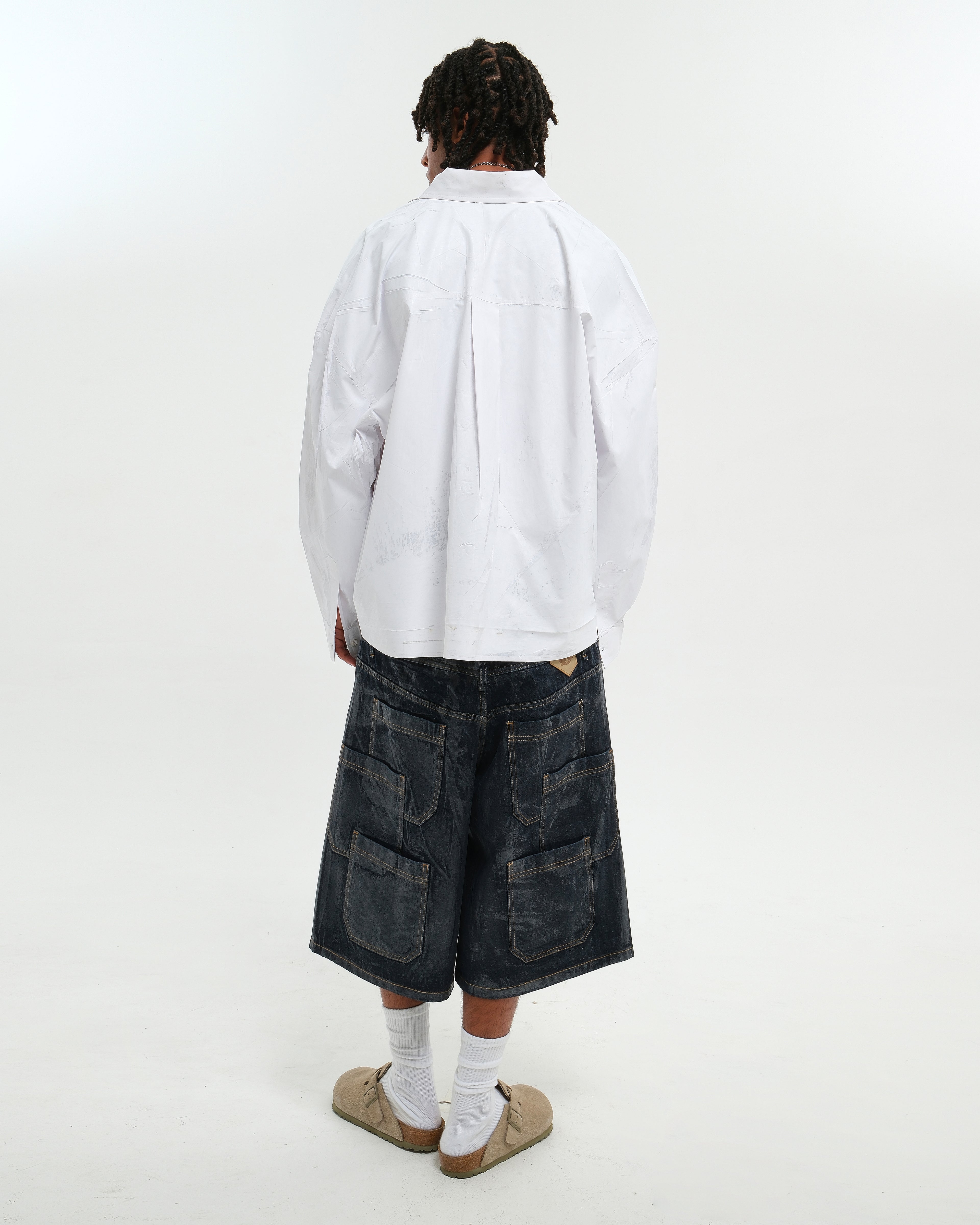 VARNISH WASH SHIRT WHITE