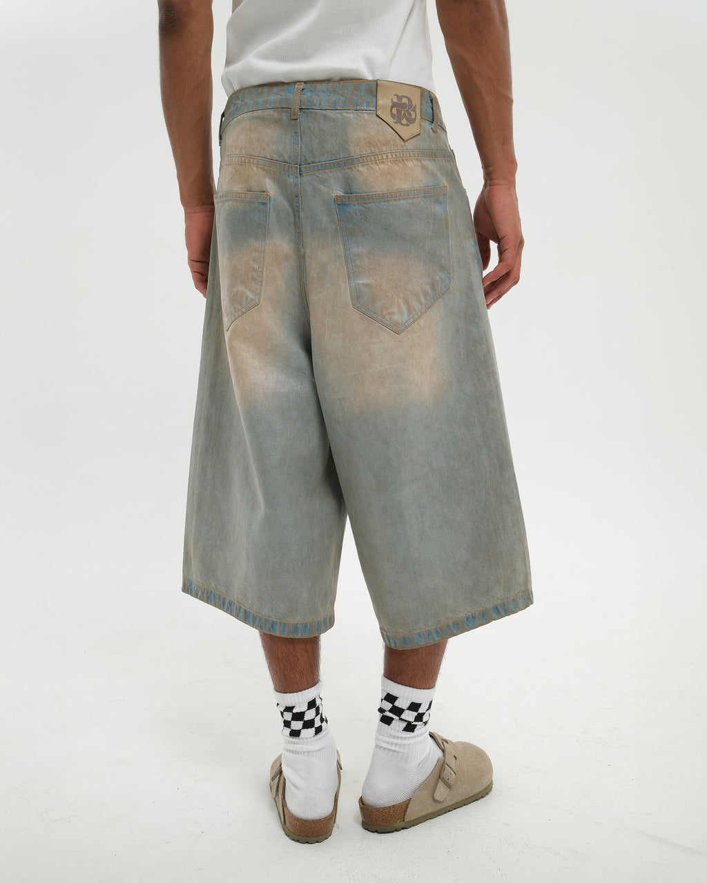SHORE WASH DENIM JORTS