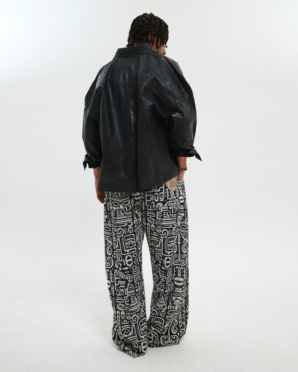 VARNISH WASH SHIRT BLACK