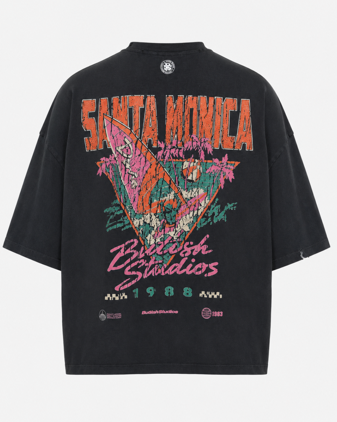 SANTA MONICA TEE BLACK