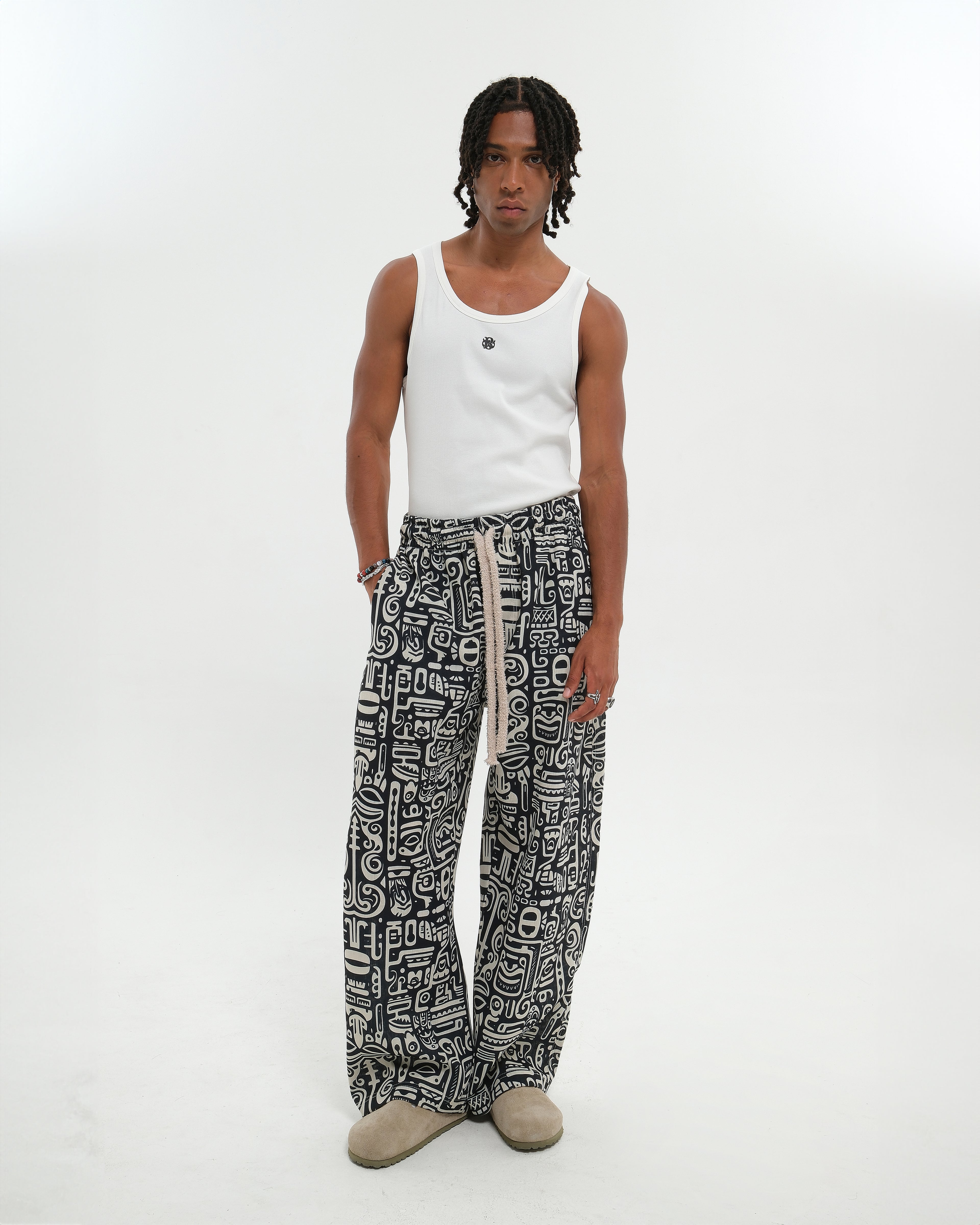 MAYA BLACK LOOSE PANTS