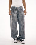 Butish felpa oversize cotone nera cappuccio felpato tasca frontale