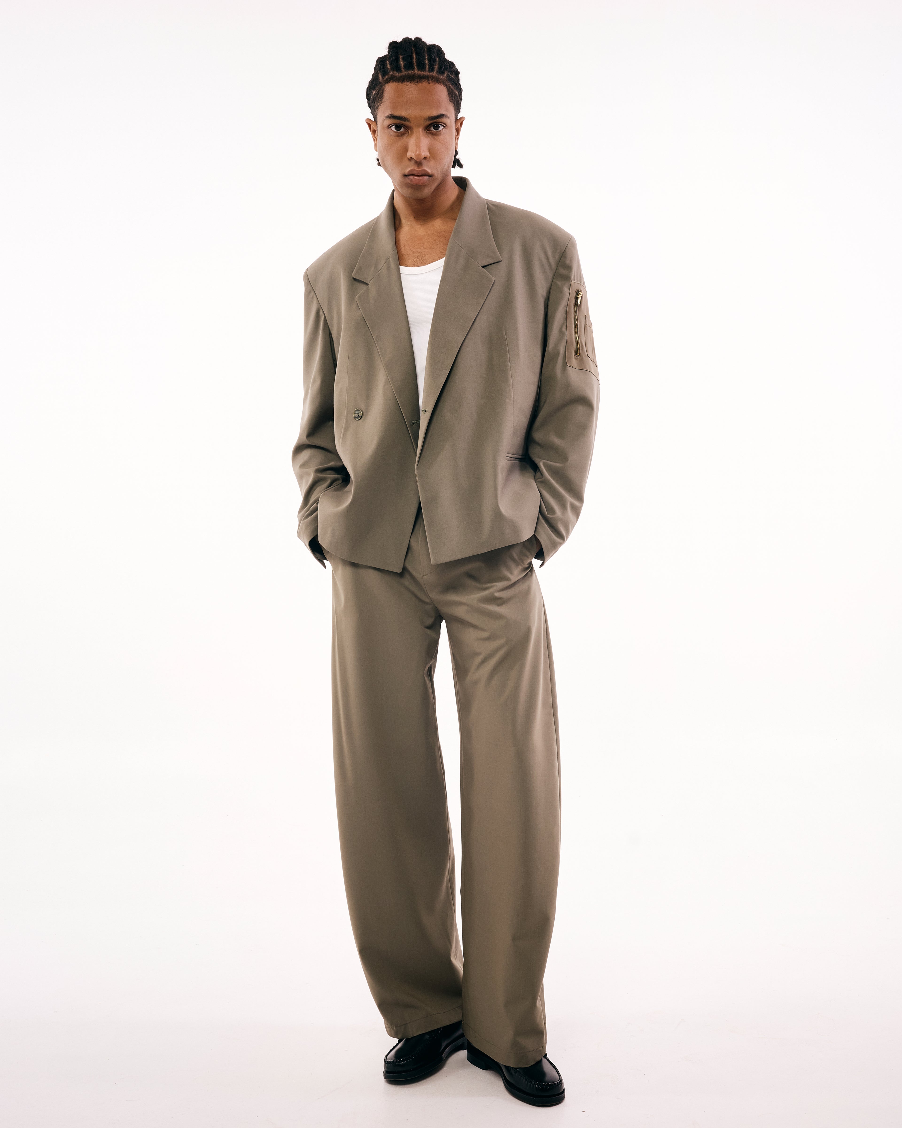 OFF RULES PANTS OLIVE