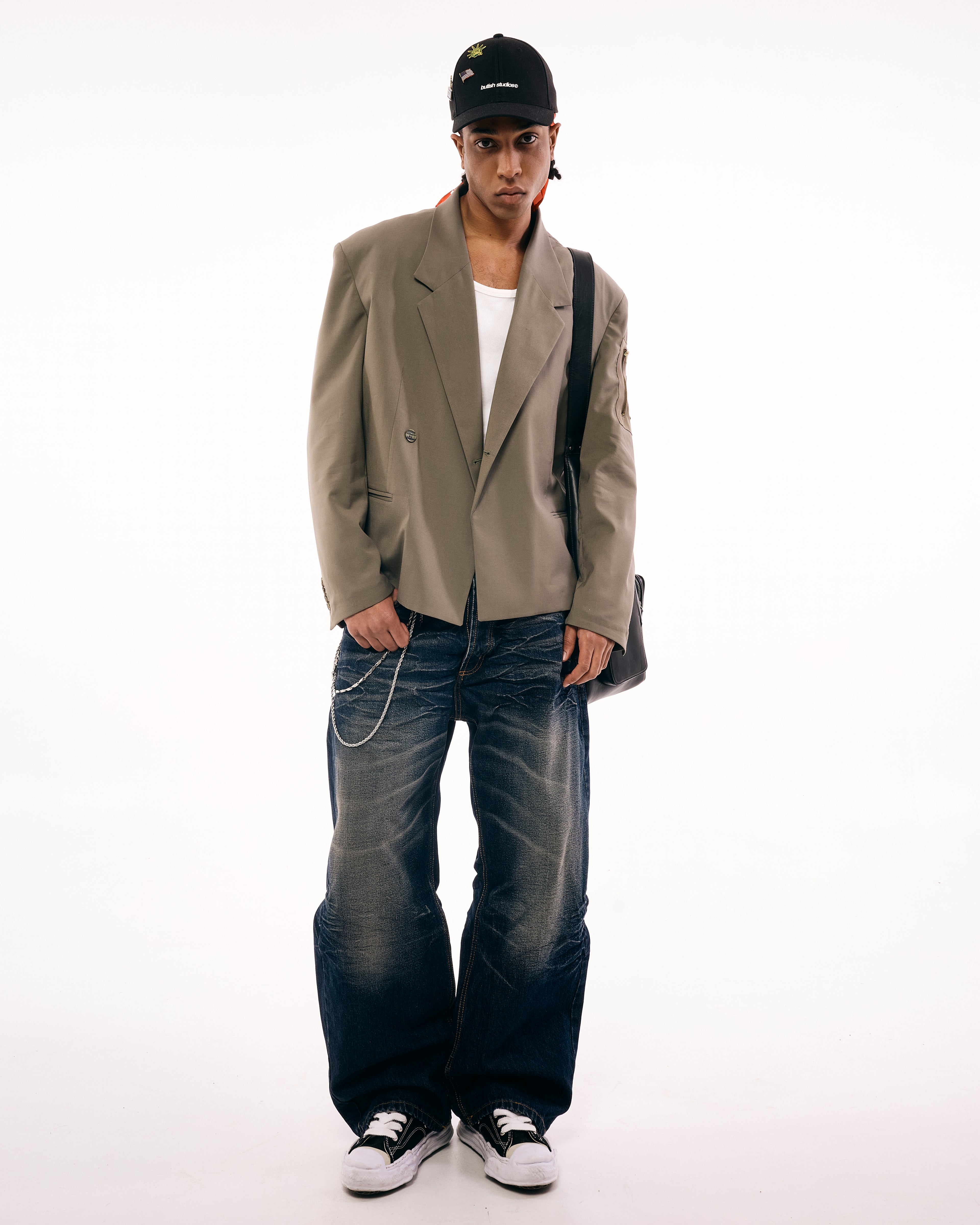 OFF RULES BLAZER OLIVE