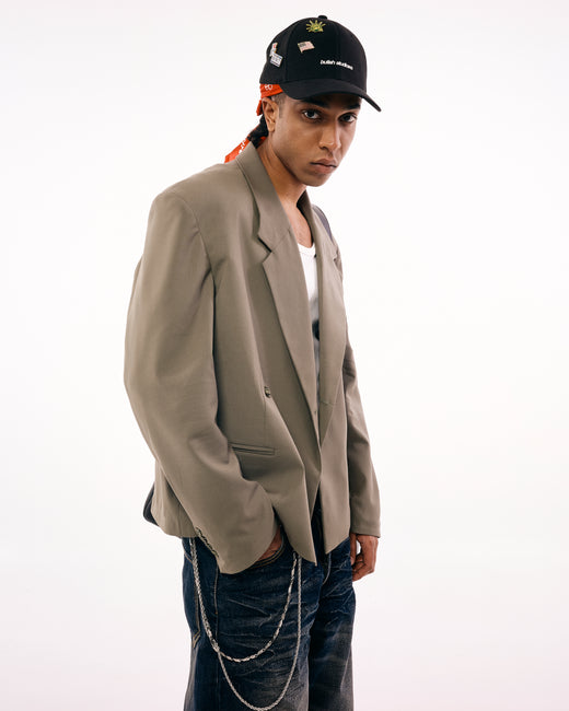 OFF RULES BLAZER OLIVE