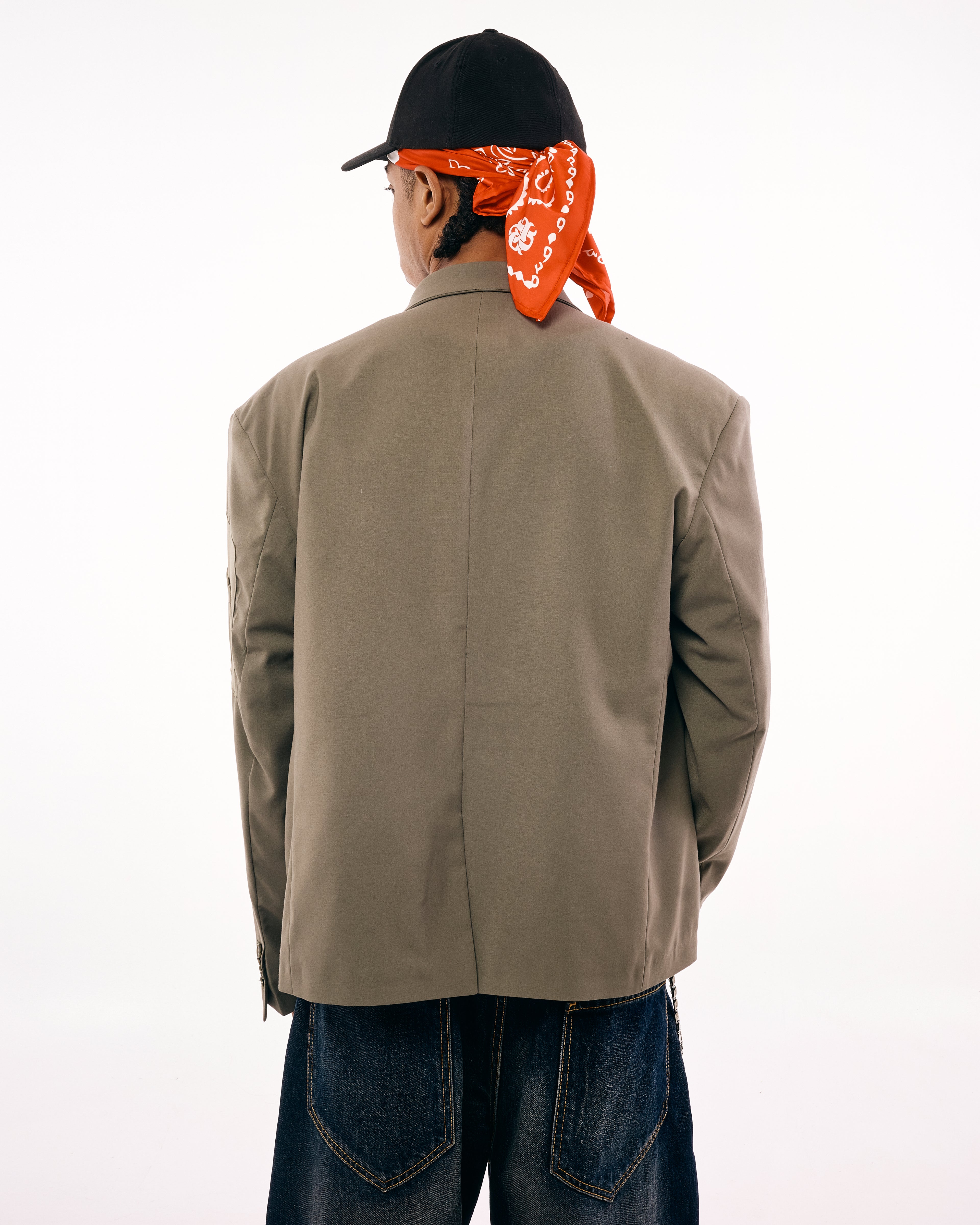 OFF RULES BLAZER OLIVE