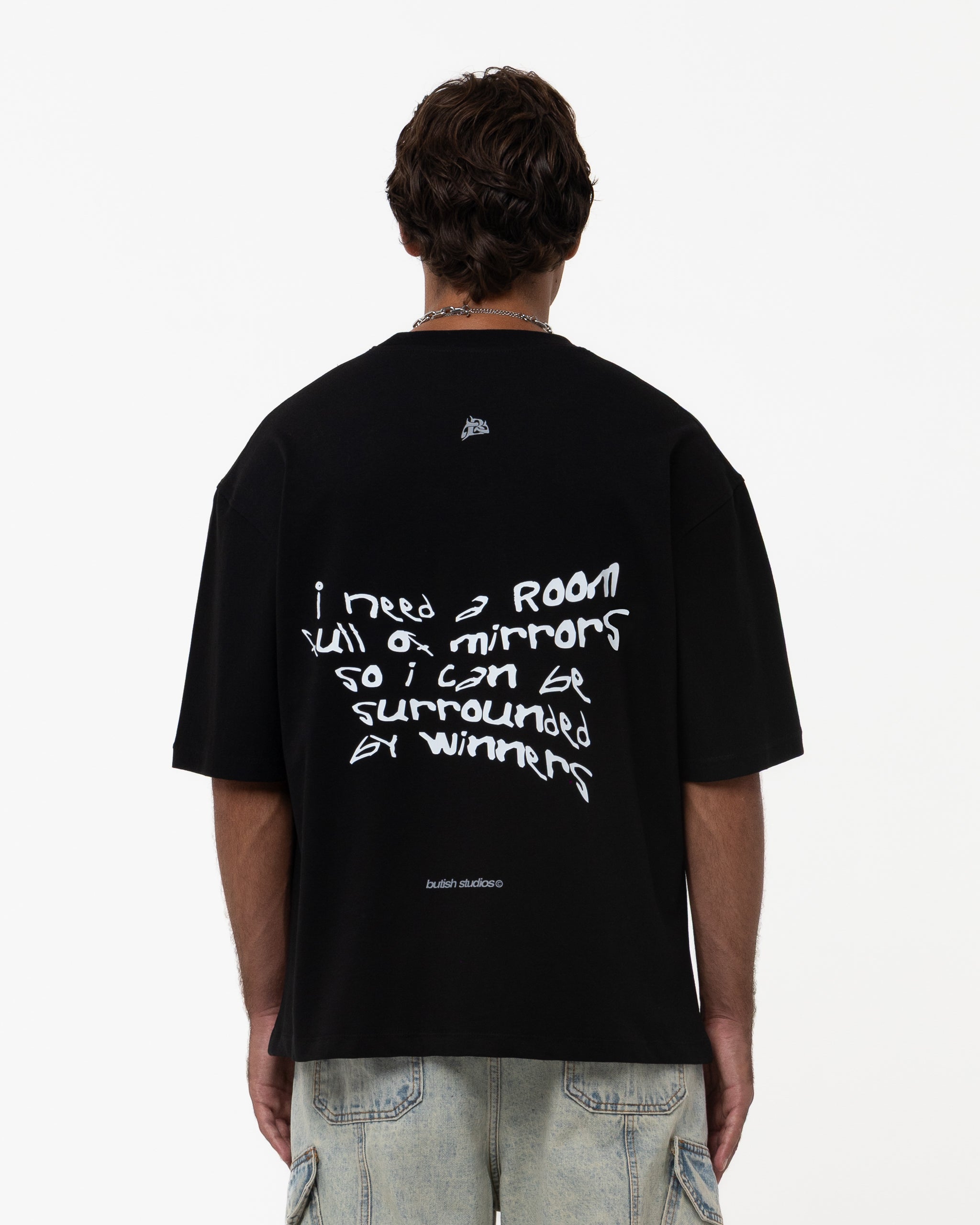 MIRRORS BLACK TEE