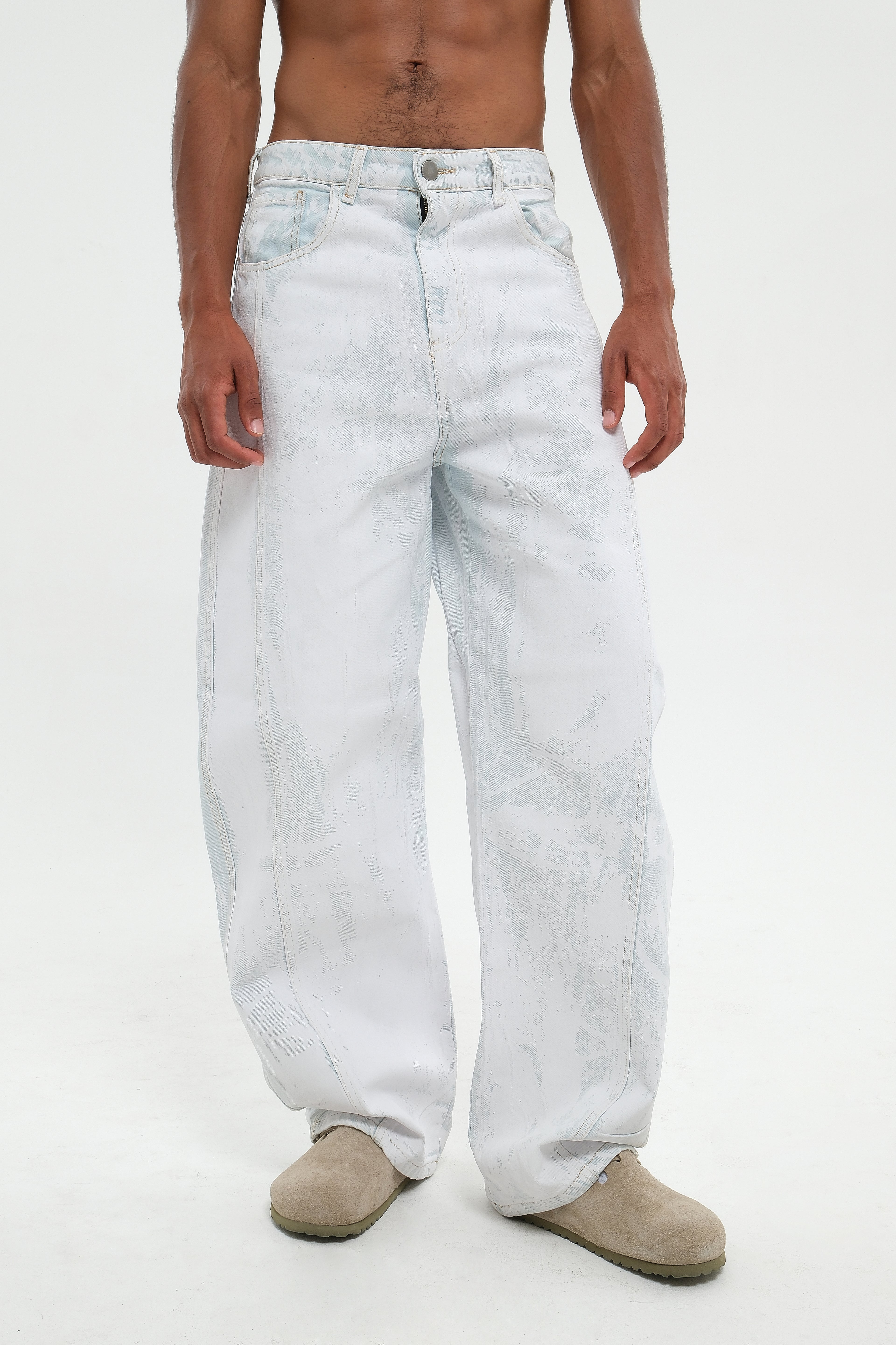 VARNISH WASH DENIM WHITE