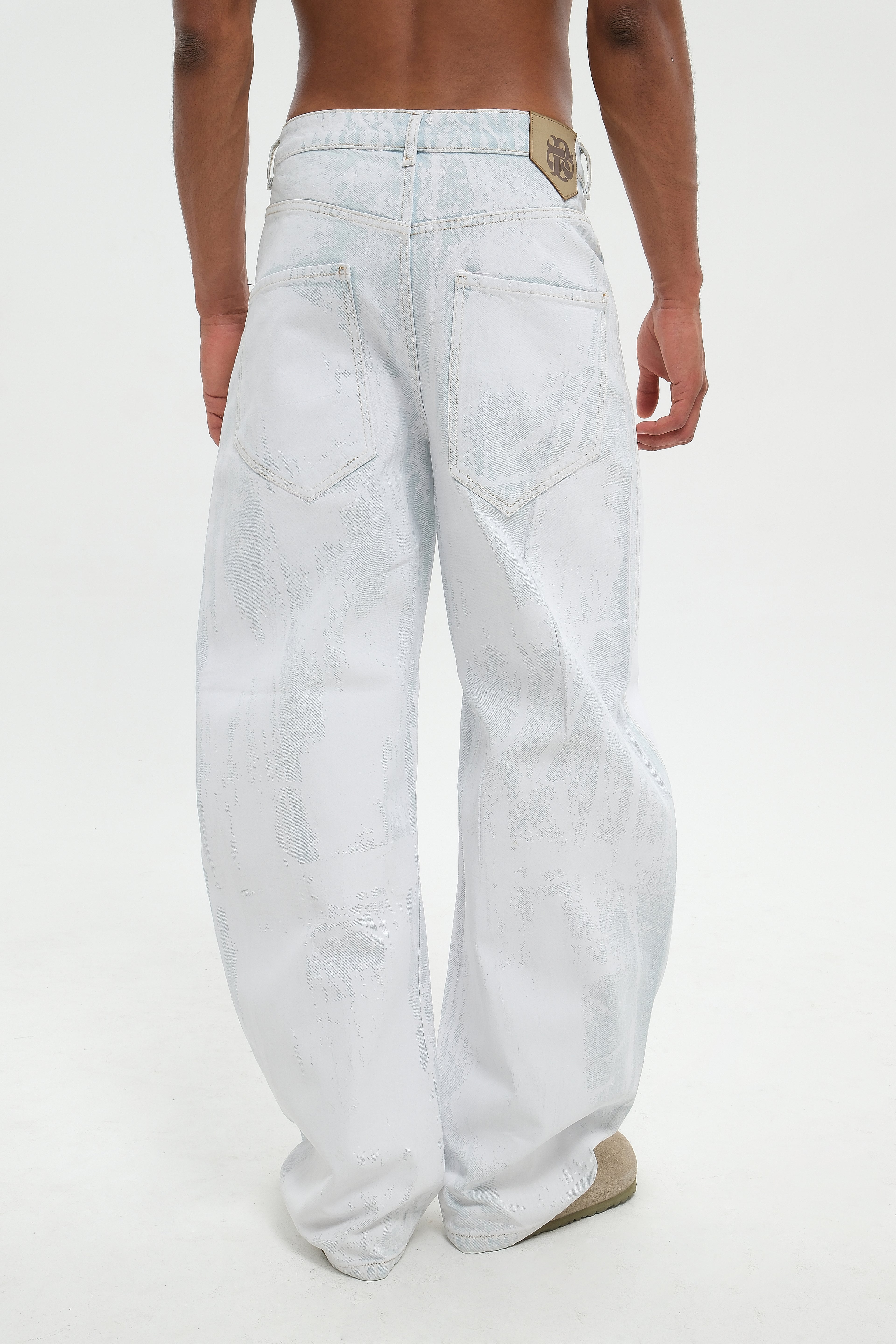 VARNISH WASH DENIM WHITE