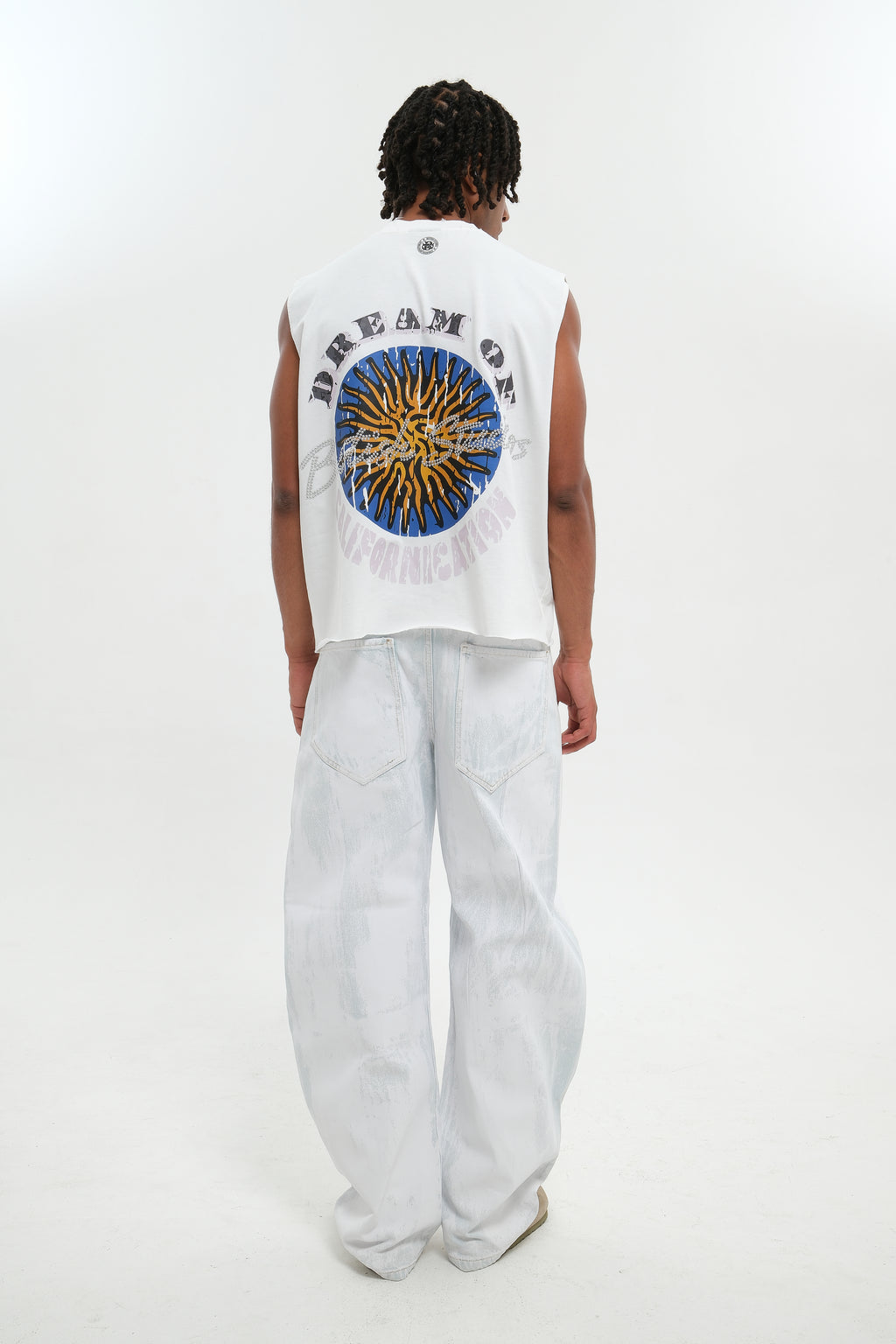 VARNISH WASH DENIM WHITE