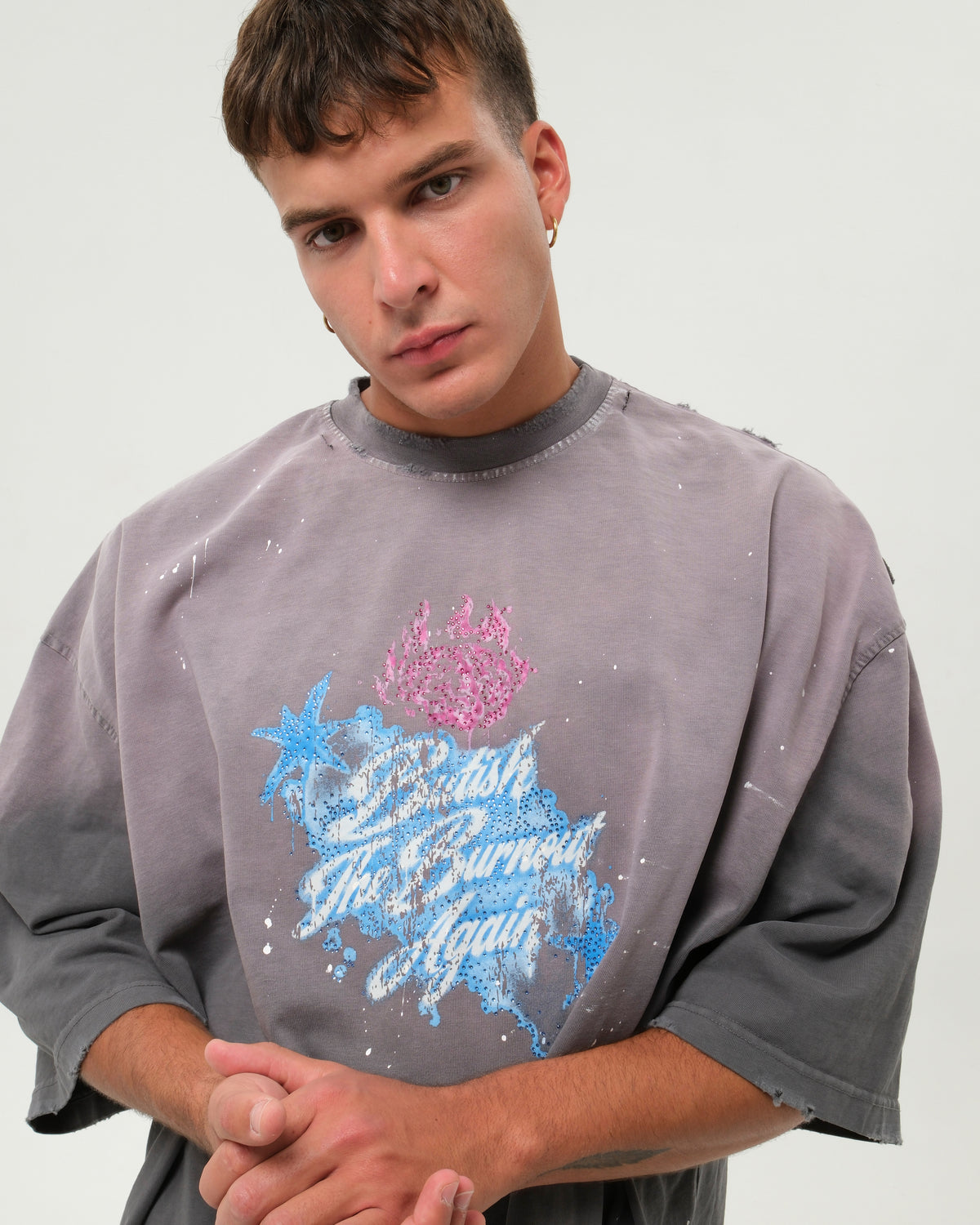 BUSY BOY TEE GREY