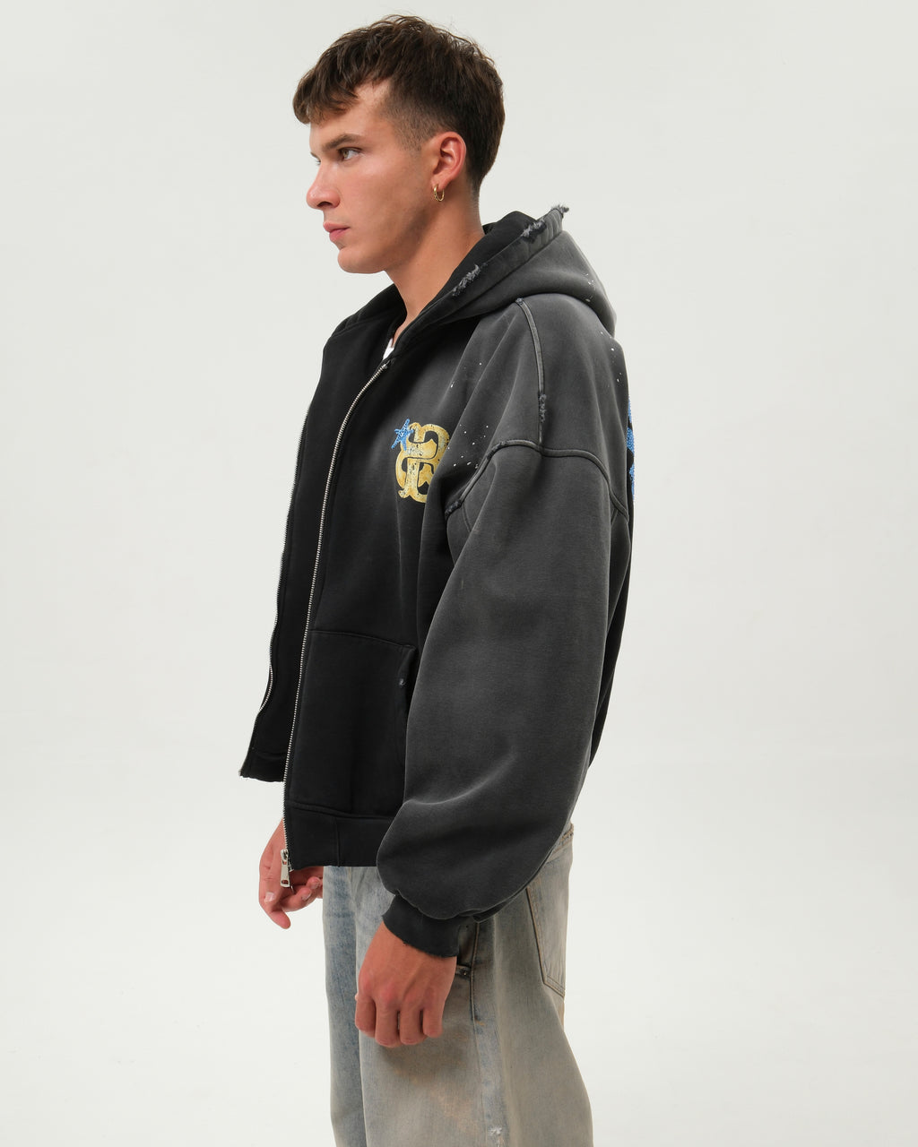 SEXY NERD HOODIE BLACK