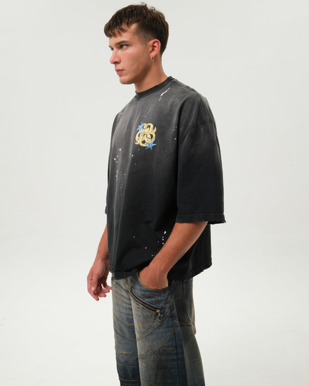 SEXY NERD TEE BLACK