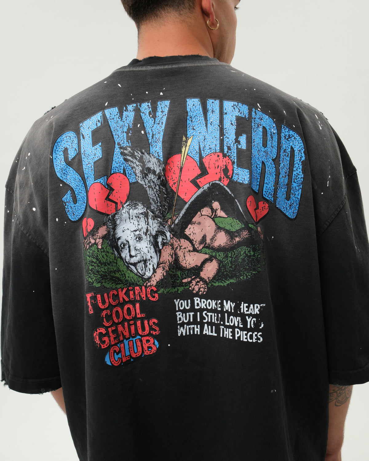 SEXY NERD TEE BLACK