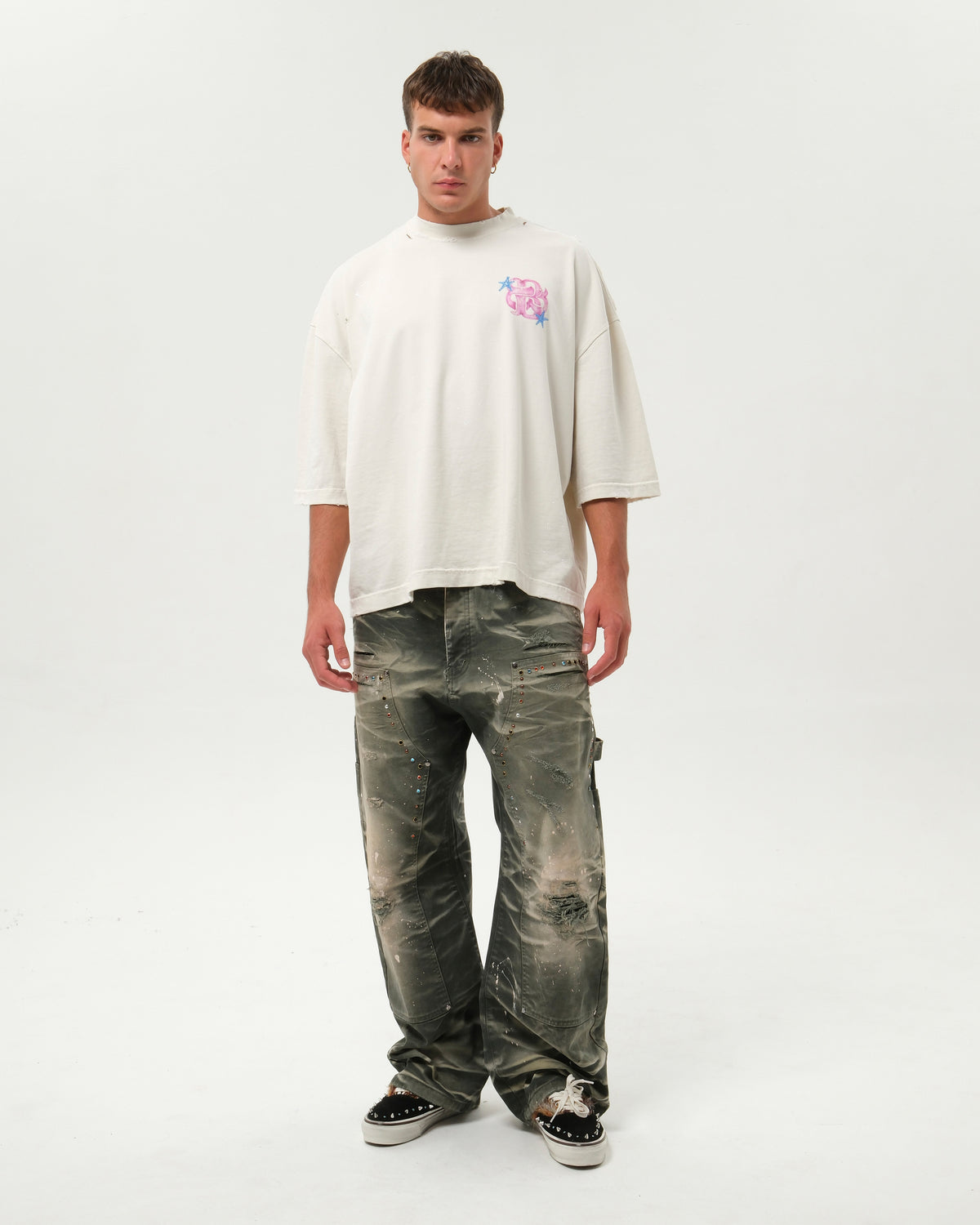 WORK HARD PANTS GREEN
