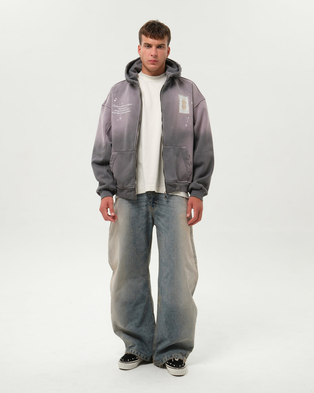 FIERY MIND HOODIE GREY