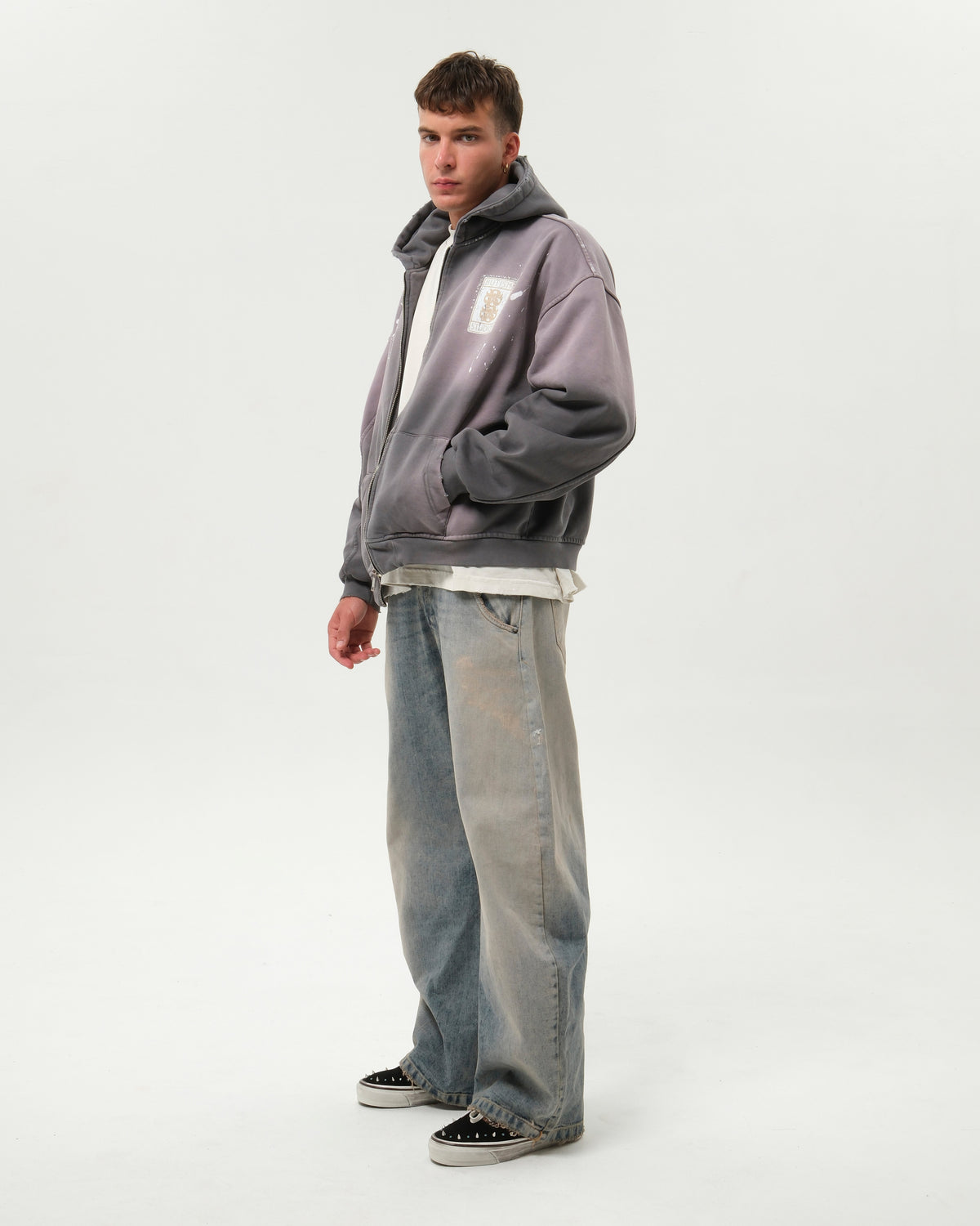 FIERY MIND HOODIE GREY