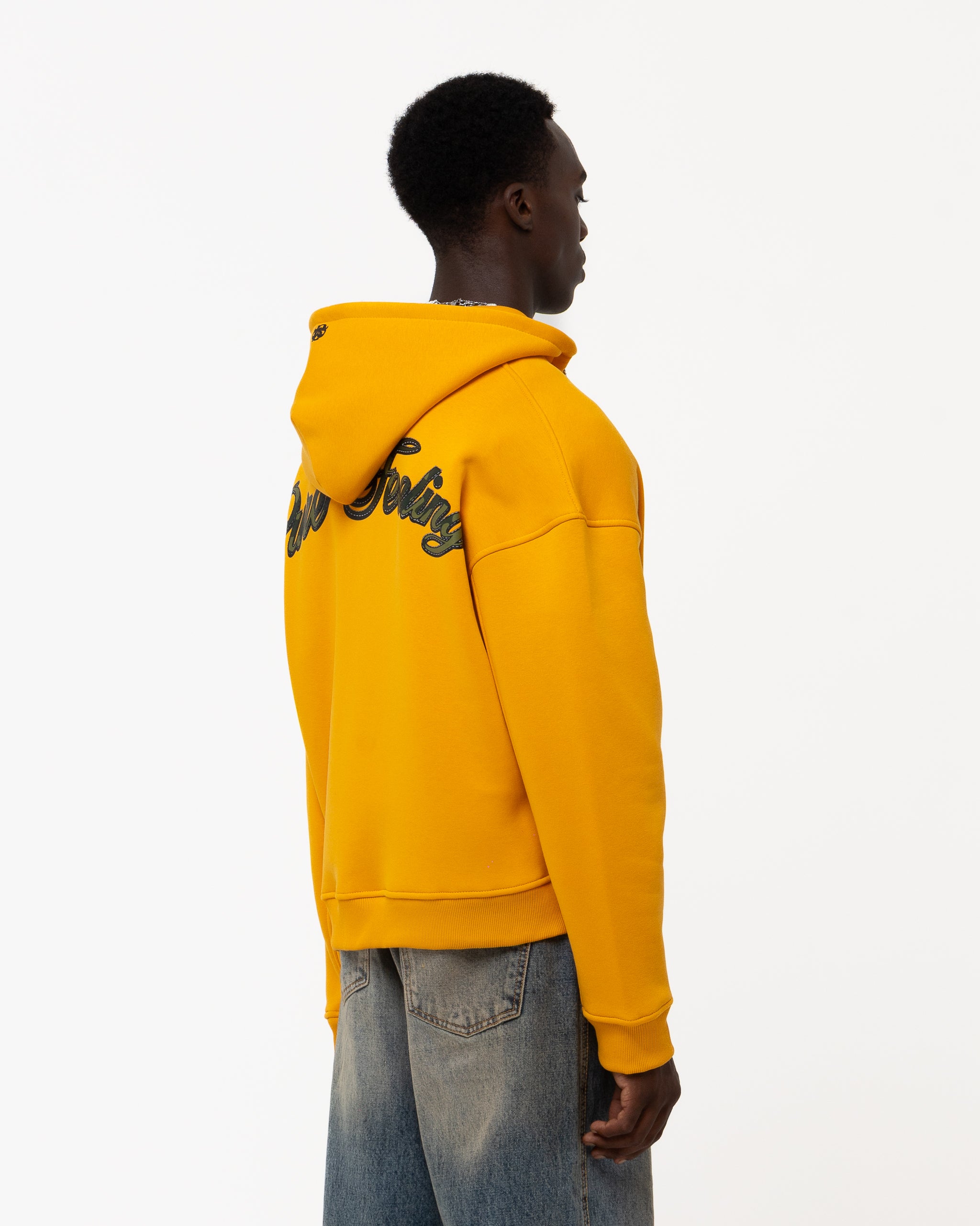 PURE FEELINGS YELLOW HOODIE