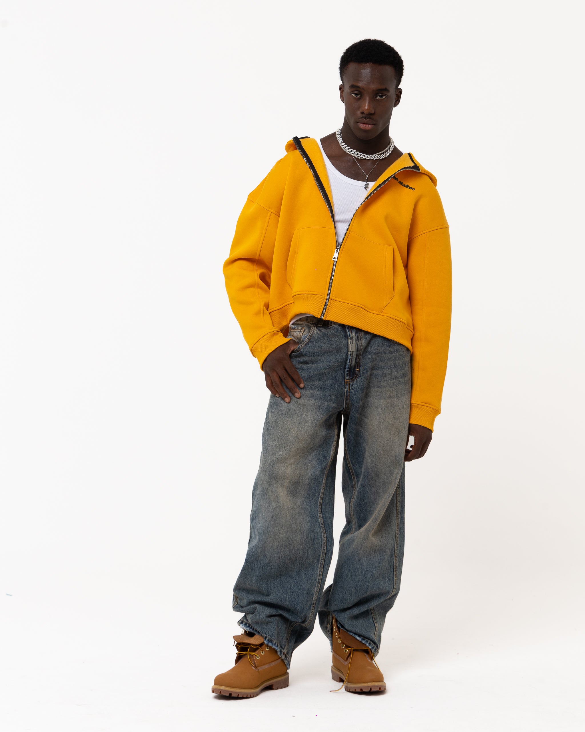 PURE FEELINGS YELLOW HOODIE