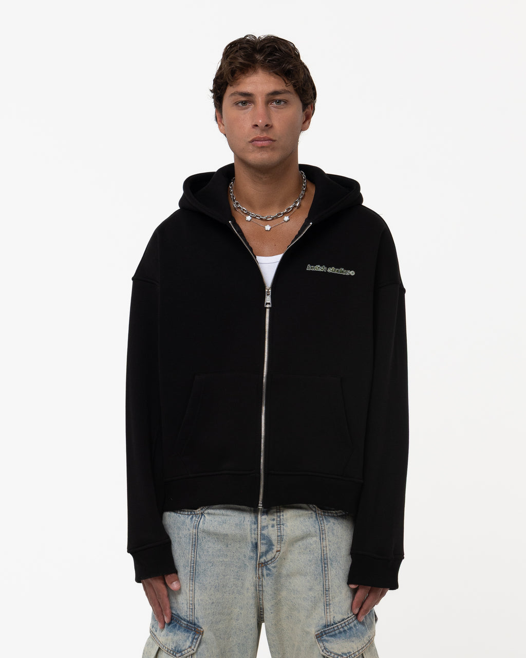 PURE FEELINGS BLACK HOODIE