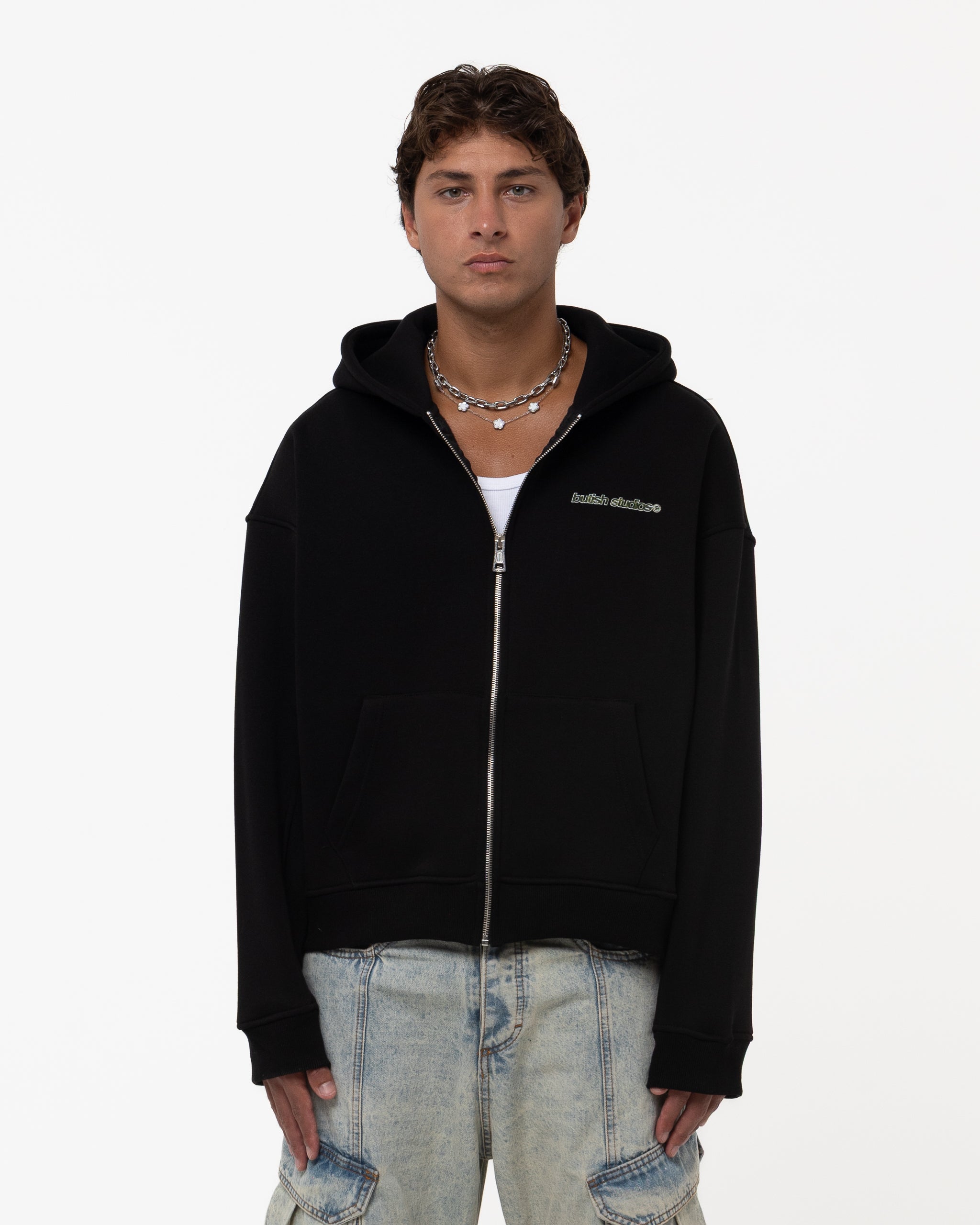 PURE FEELINGS BLACK HOODIE