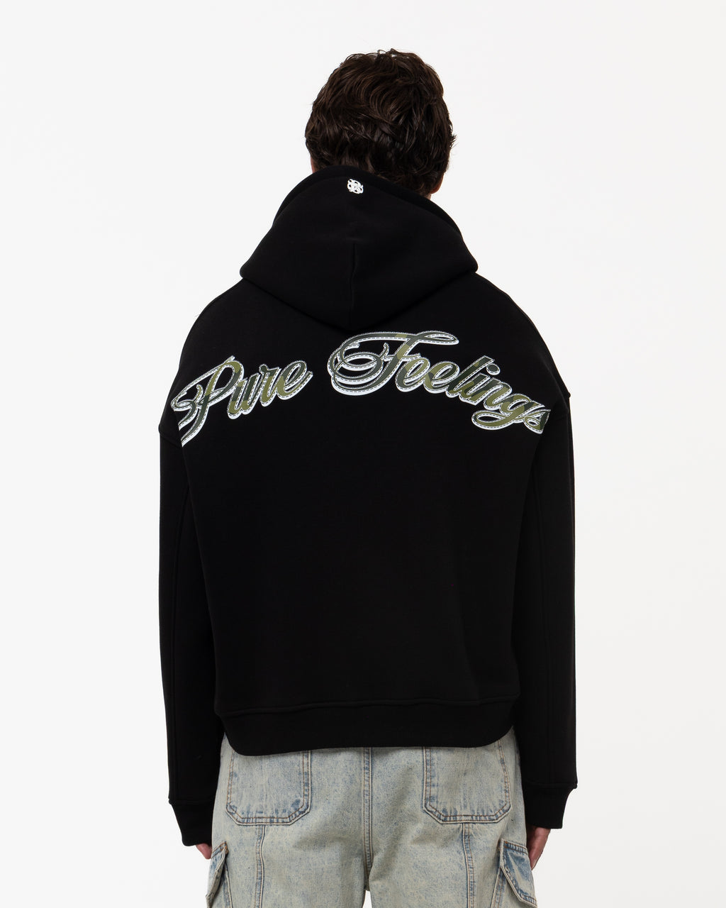 PURE FEELINGS BLACK HOODIE