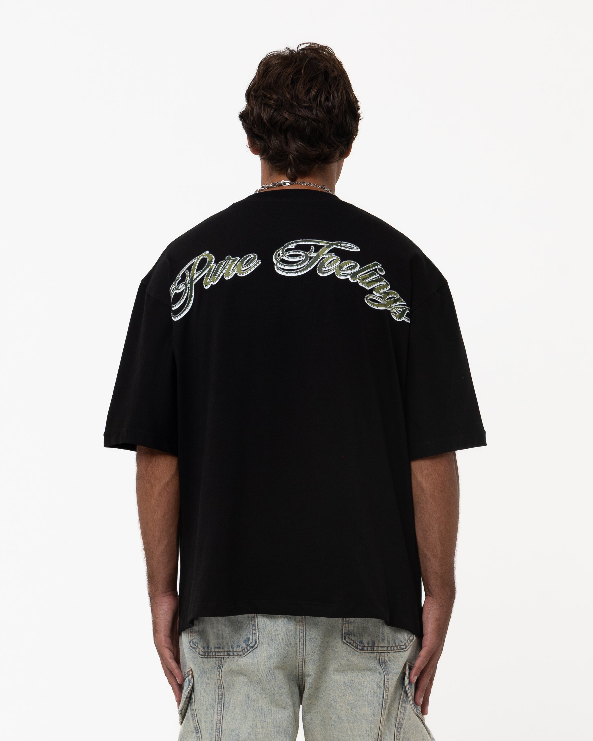 PURE FEELINGS BLACK TEE