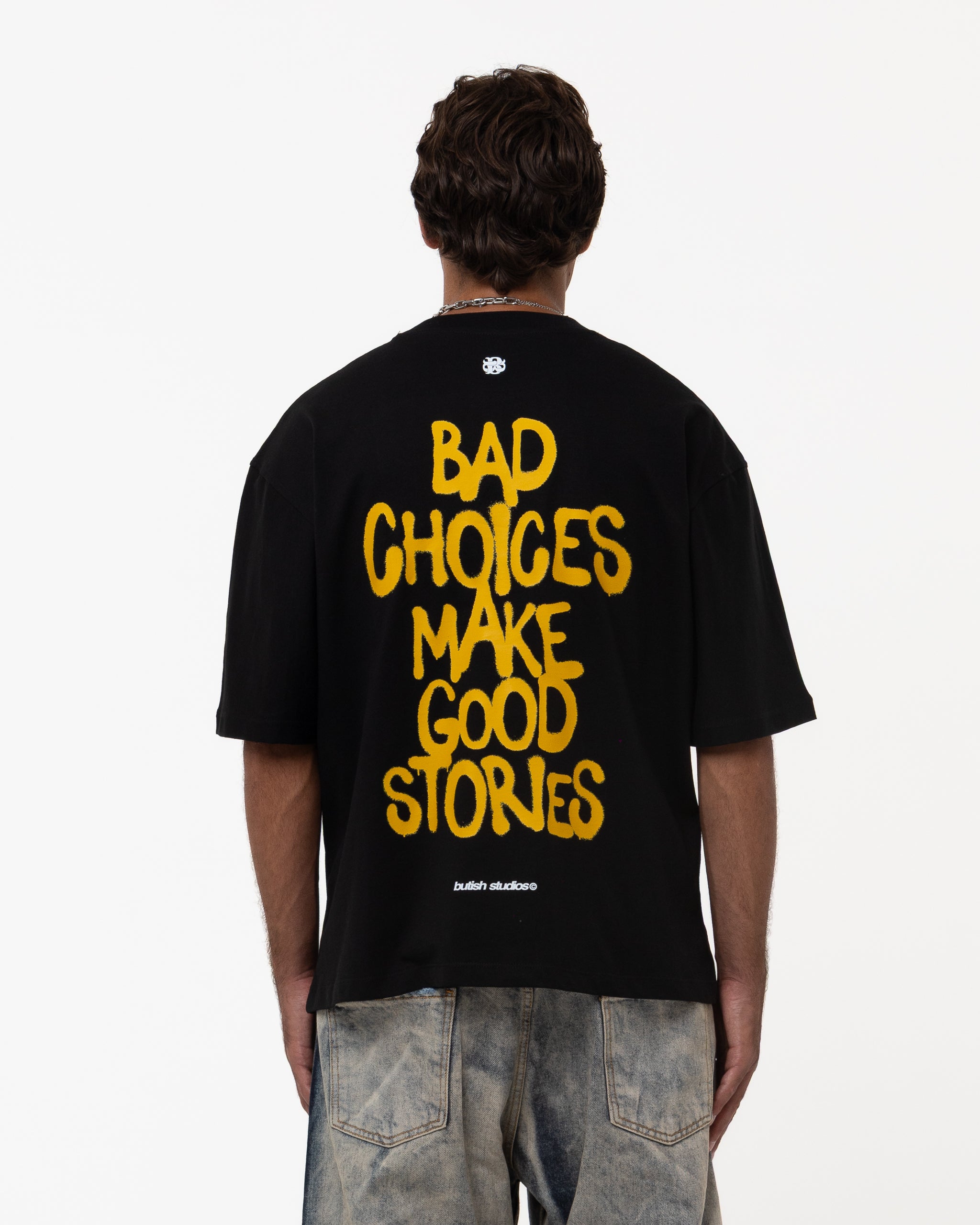 BAD CHOICES BLACK TEE