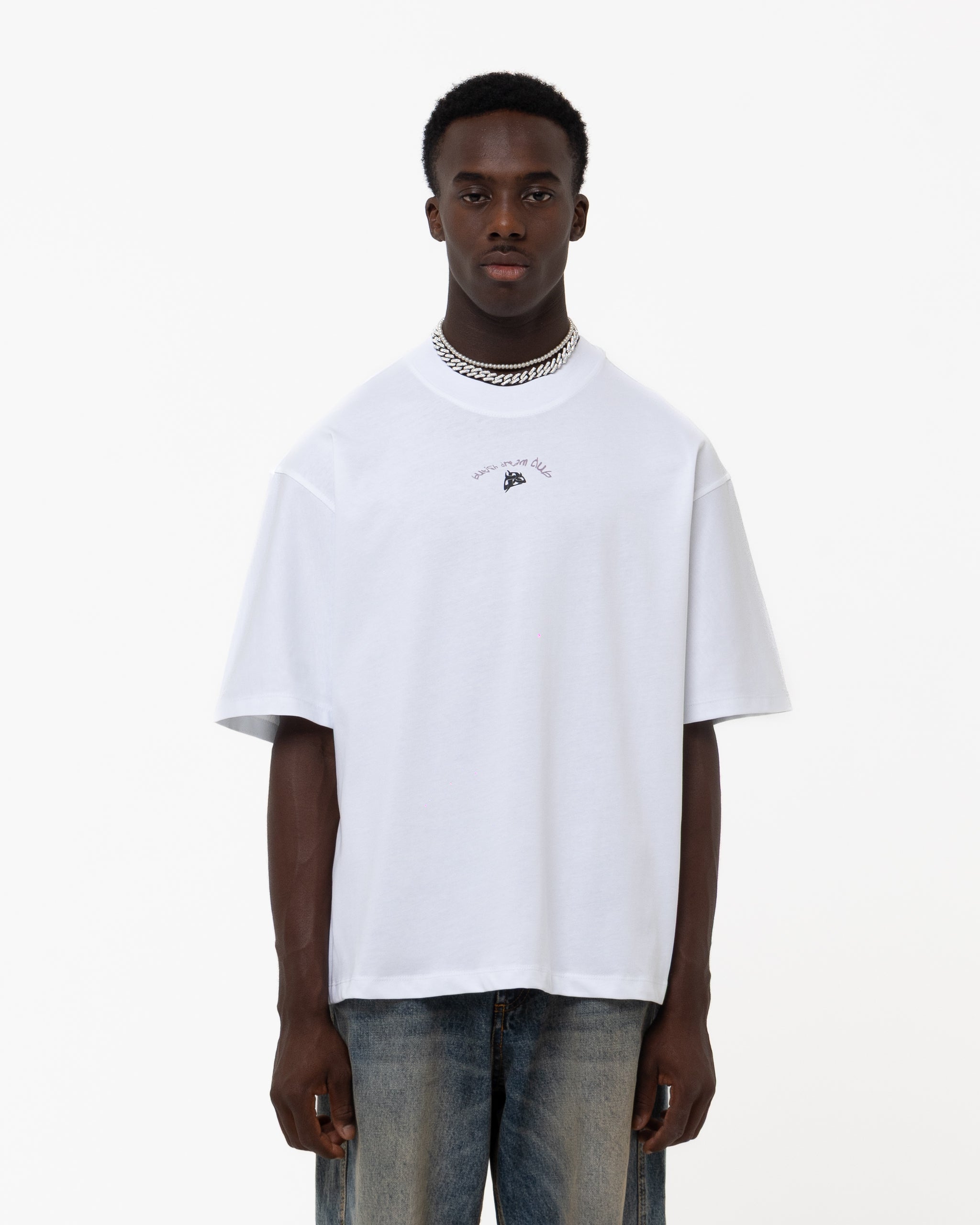 MIRRORS WHITE TEE