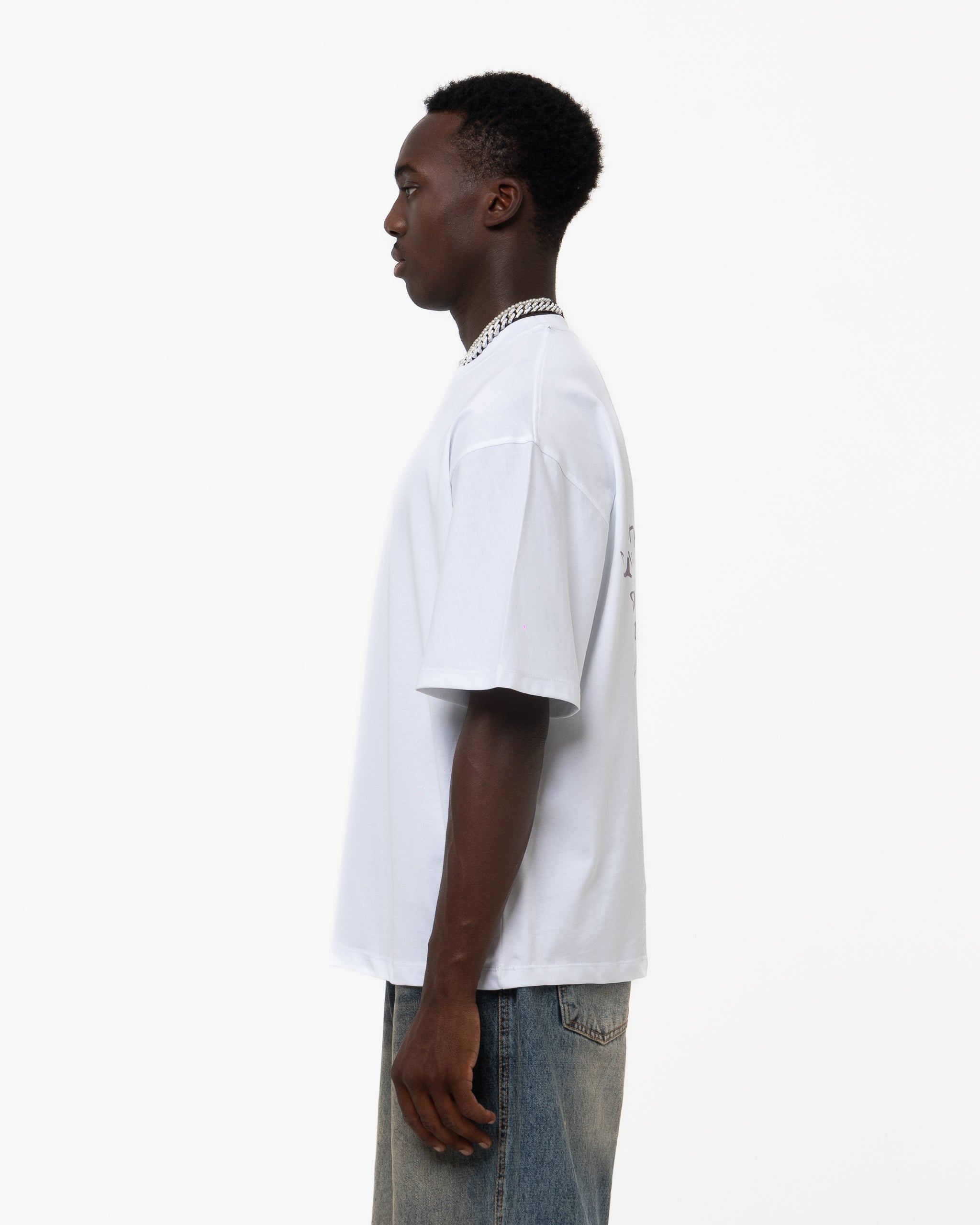 MIRRORS WHITE TEE