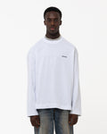 Butish felpa oversize cotone nera girocollo manica lunga orlo