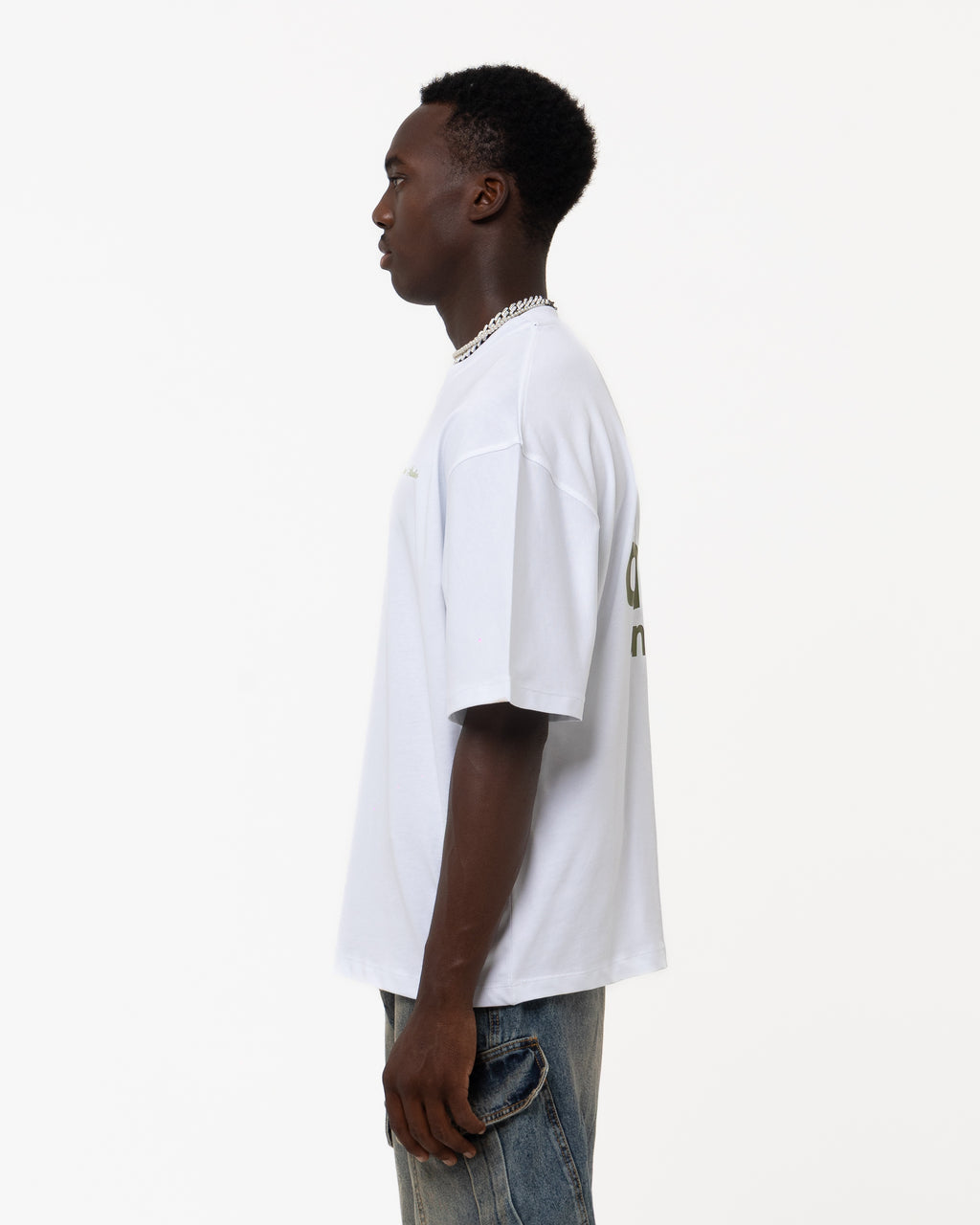CRUSH ON U WHITE TEE