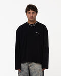 Butish felpa oversize cotone grigia cappuccio manica lunga polsini