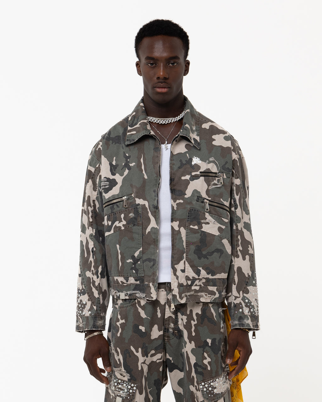 PURE FEELINGS CRYSTAL CAMO JACKET