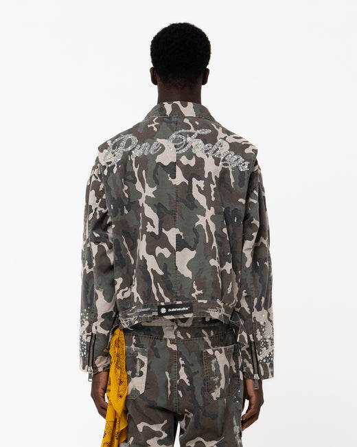 PURE FEELINGS CRYSTAL CAMO JACKET