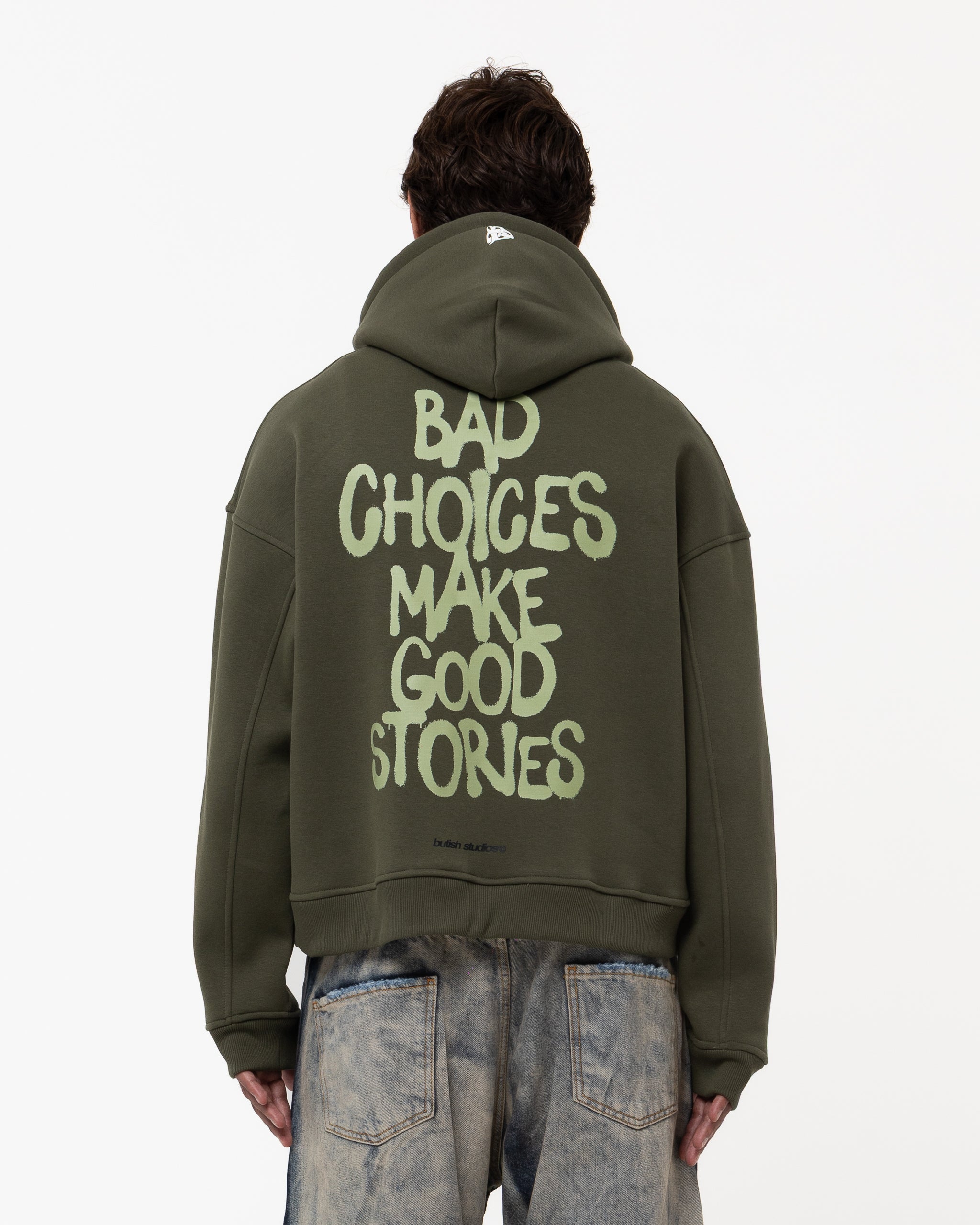 BAD CHOISES GREEN HOODIE