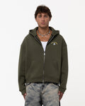 Butish felpa oversize cotone nera cappuccio polsini orlo manica