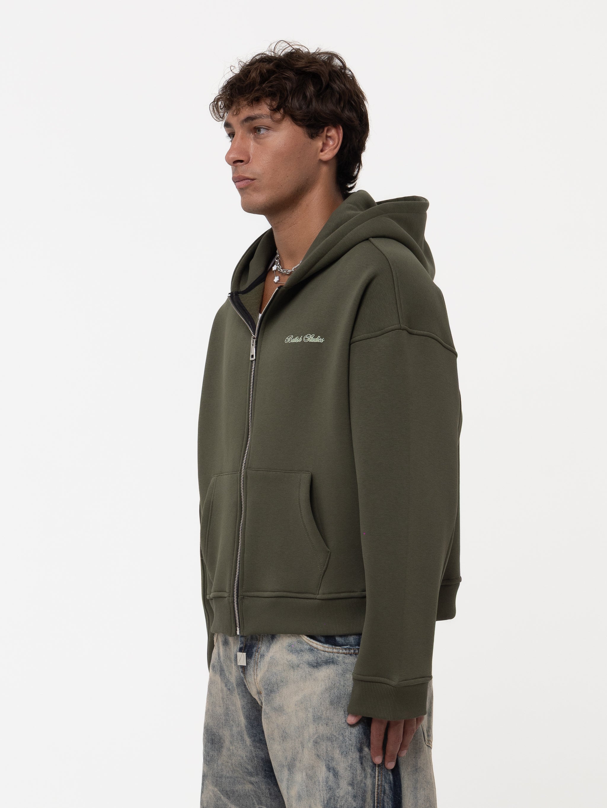 CRUSH ON U GREEN HOODIE