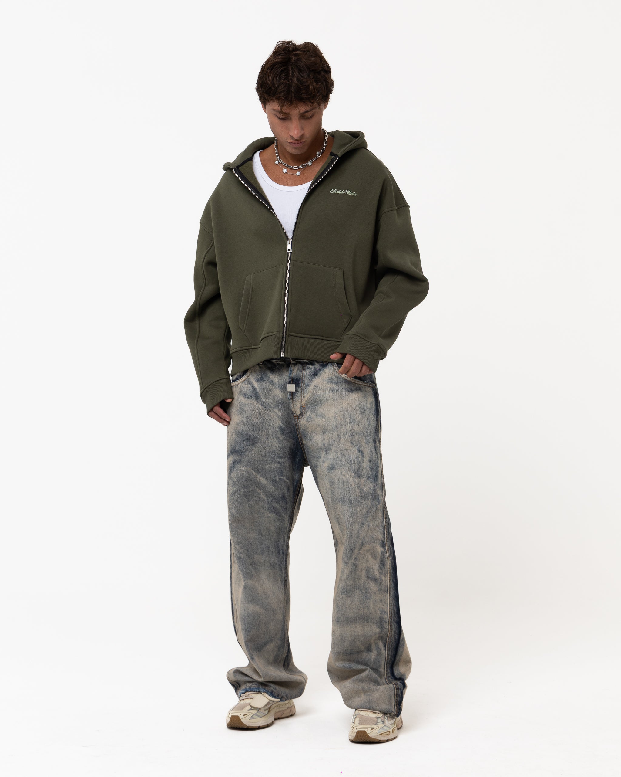 CRUSH ON U GREEN HOODIE