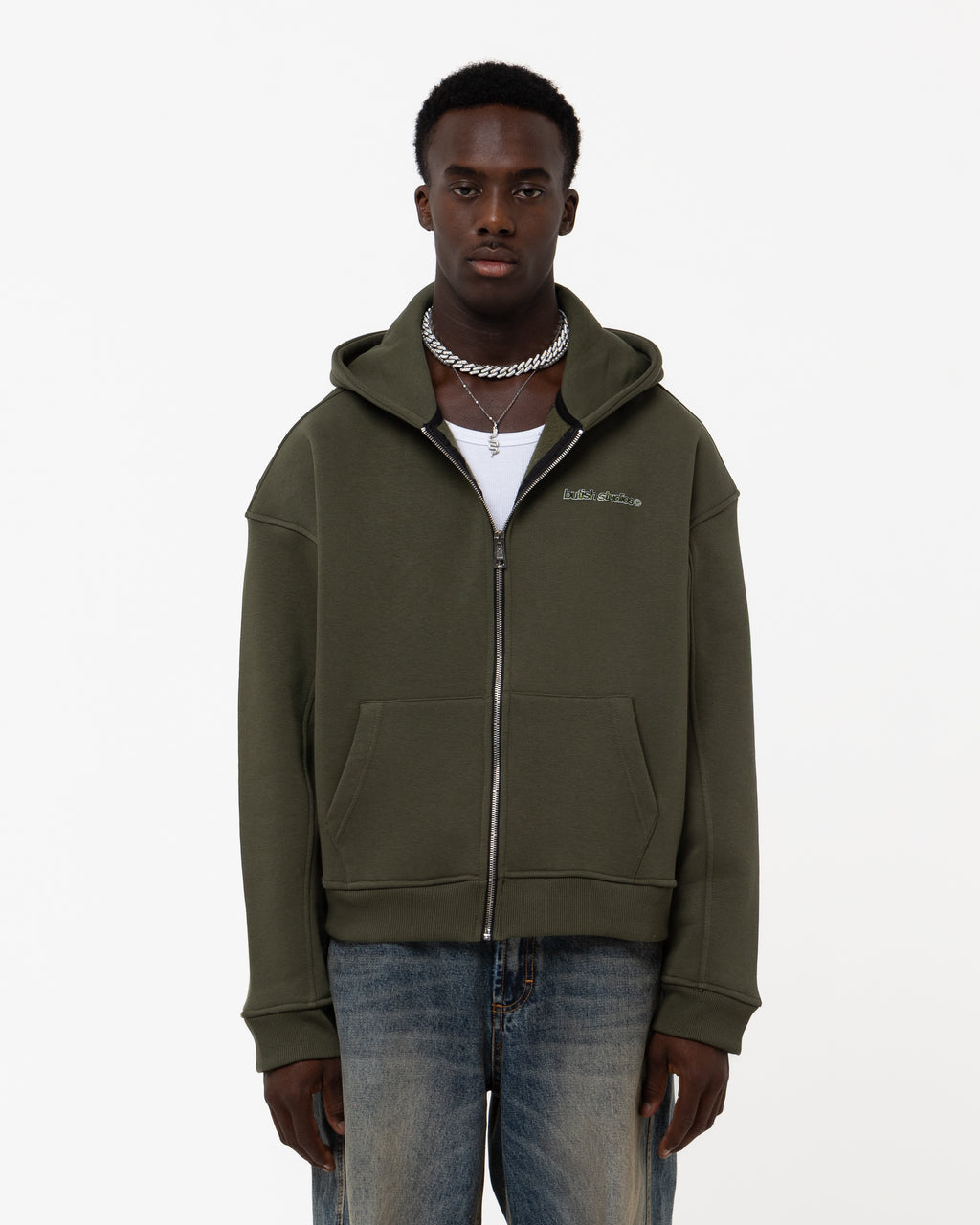 PURE FEELINGS GREEN HOODIE
