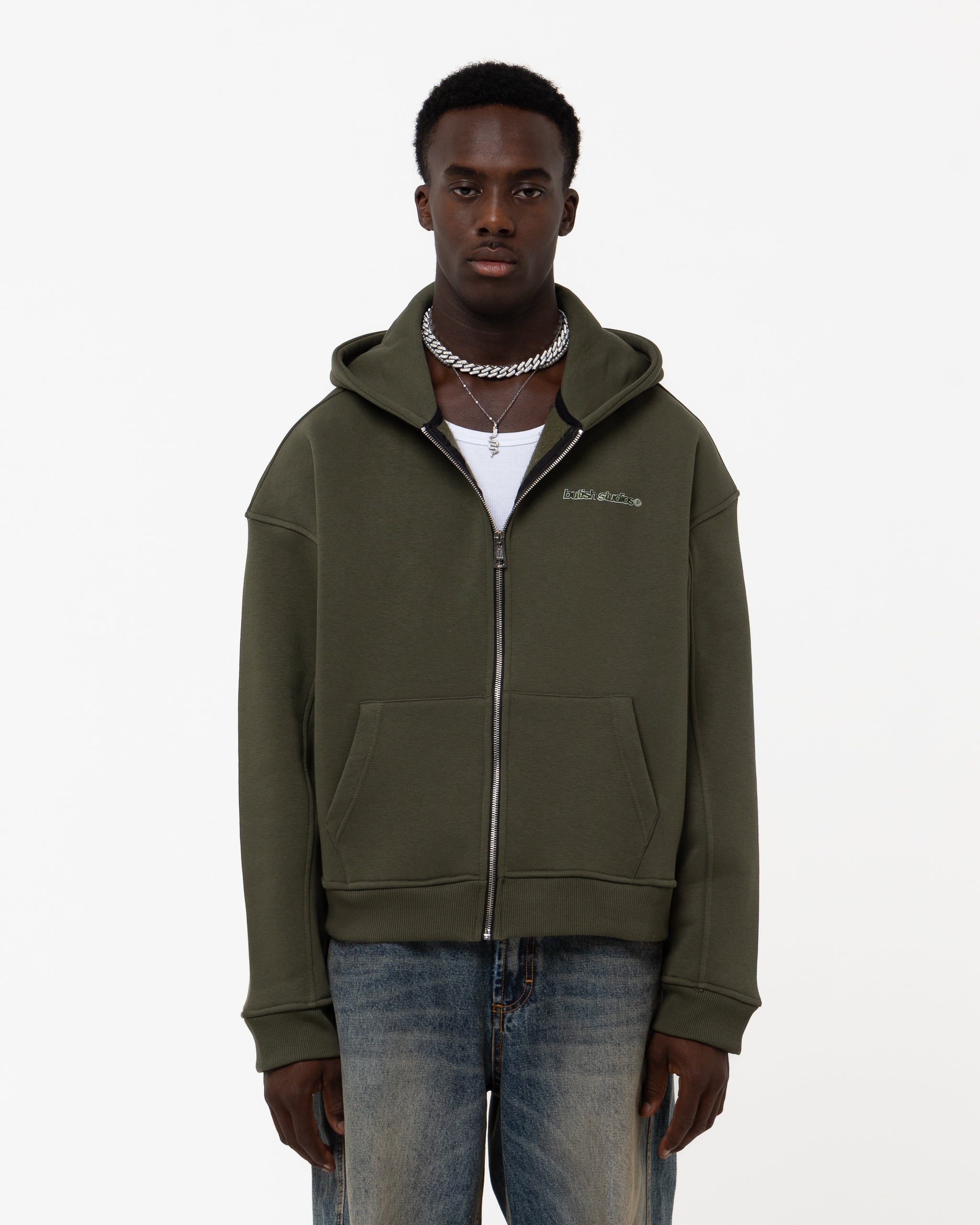 PURE FEELINGS GREEN HOODIE