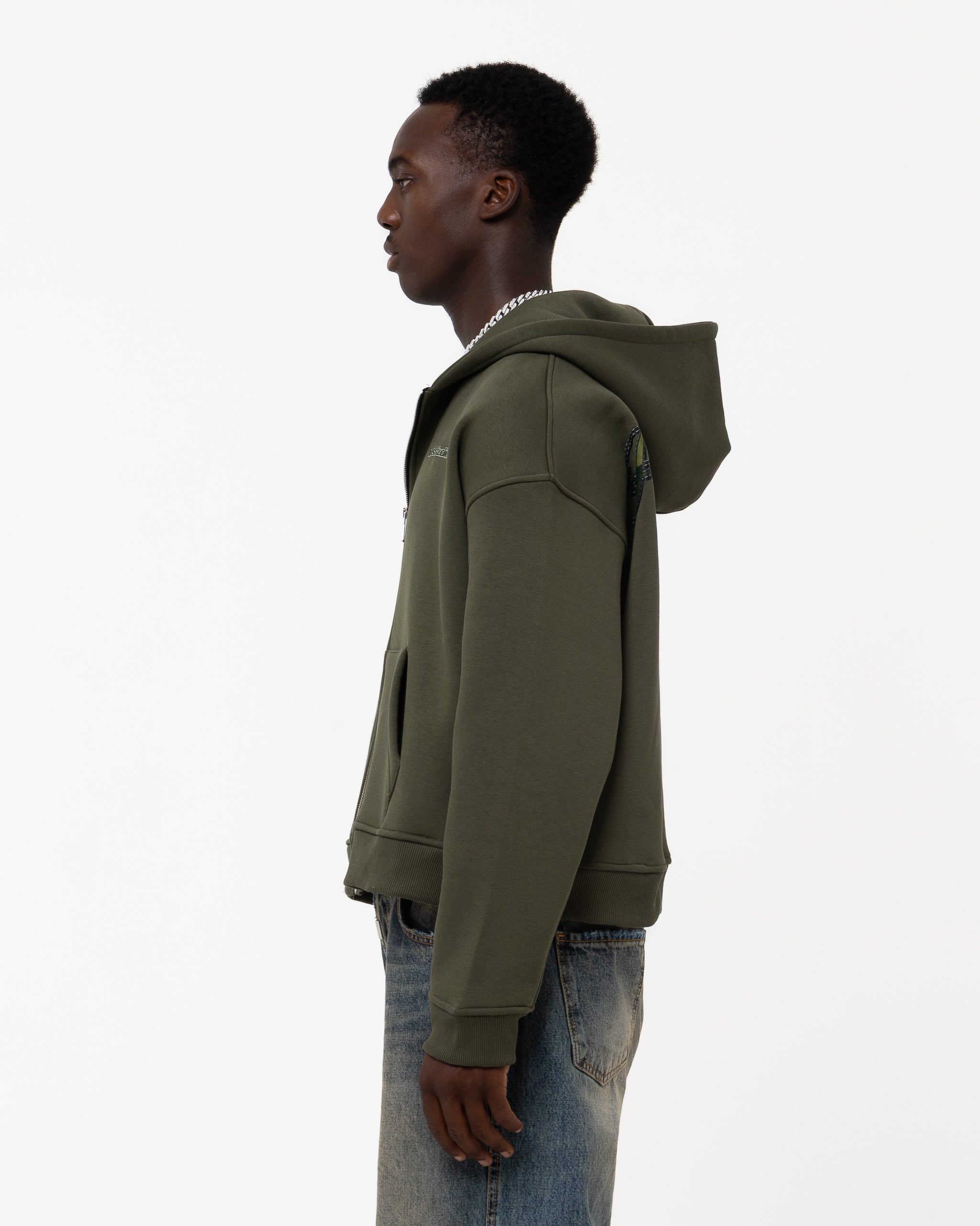 PURE FEELINGS GREEN HOODIE
