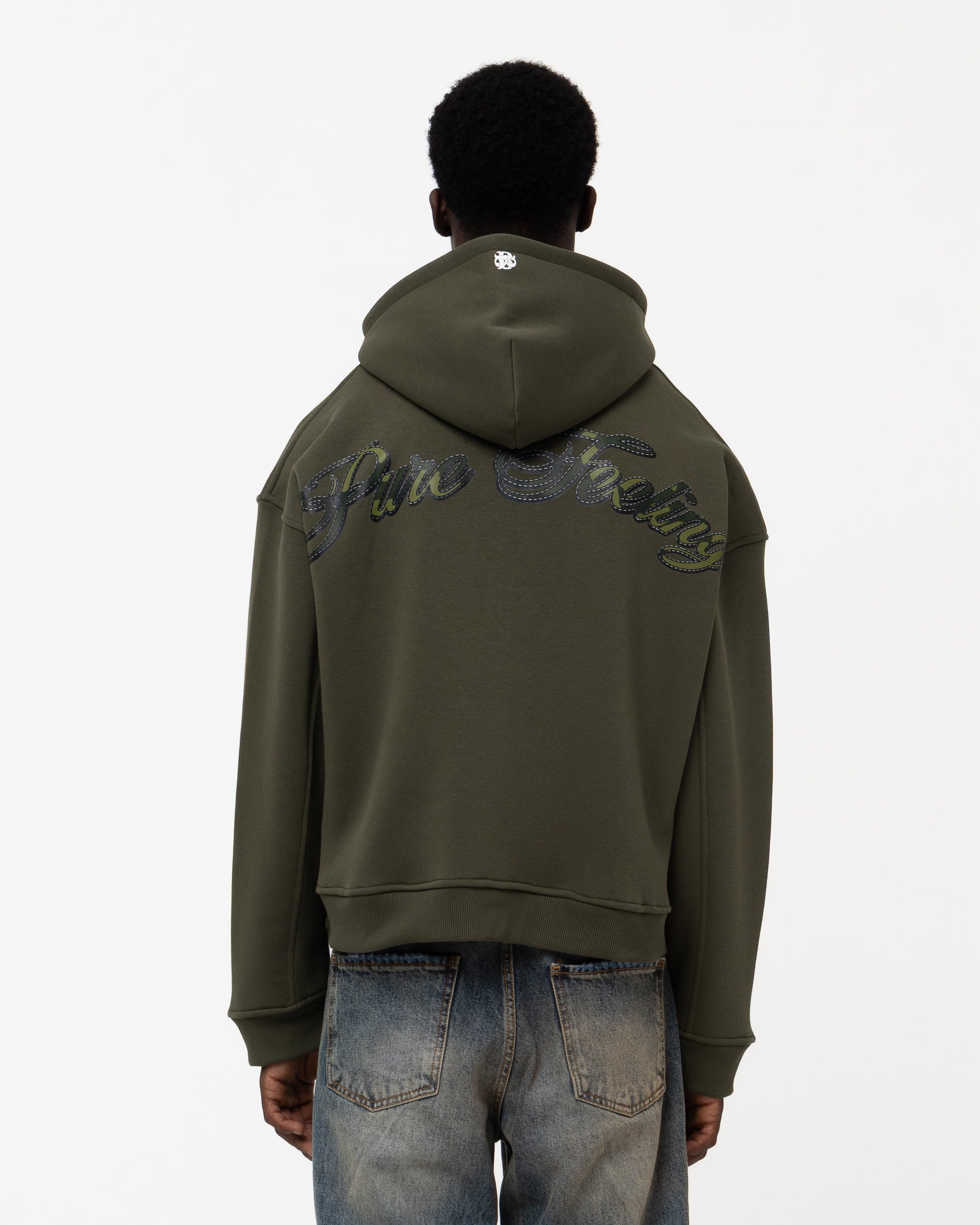 PURE FEELINGS GREEN HOODIE